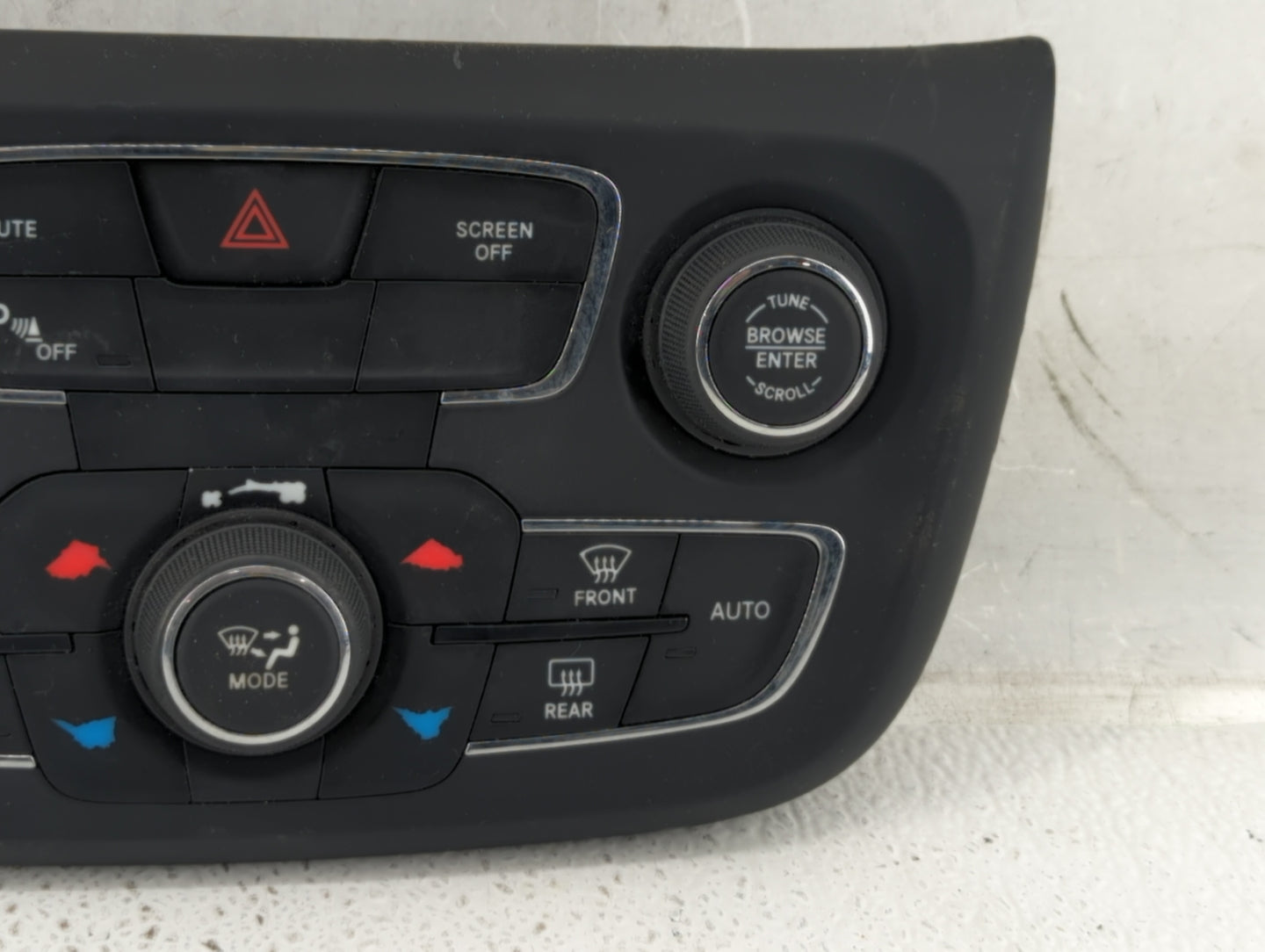 2017 Jeep Compass Climate Control Module Temperature AC/Heater Replacement P/N:MX237050-2350 Fits OEM Used Auto Parts - Oemu