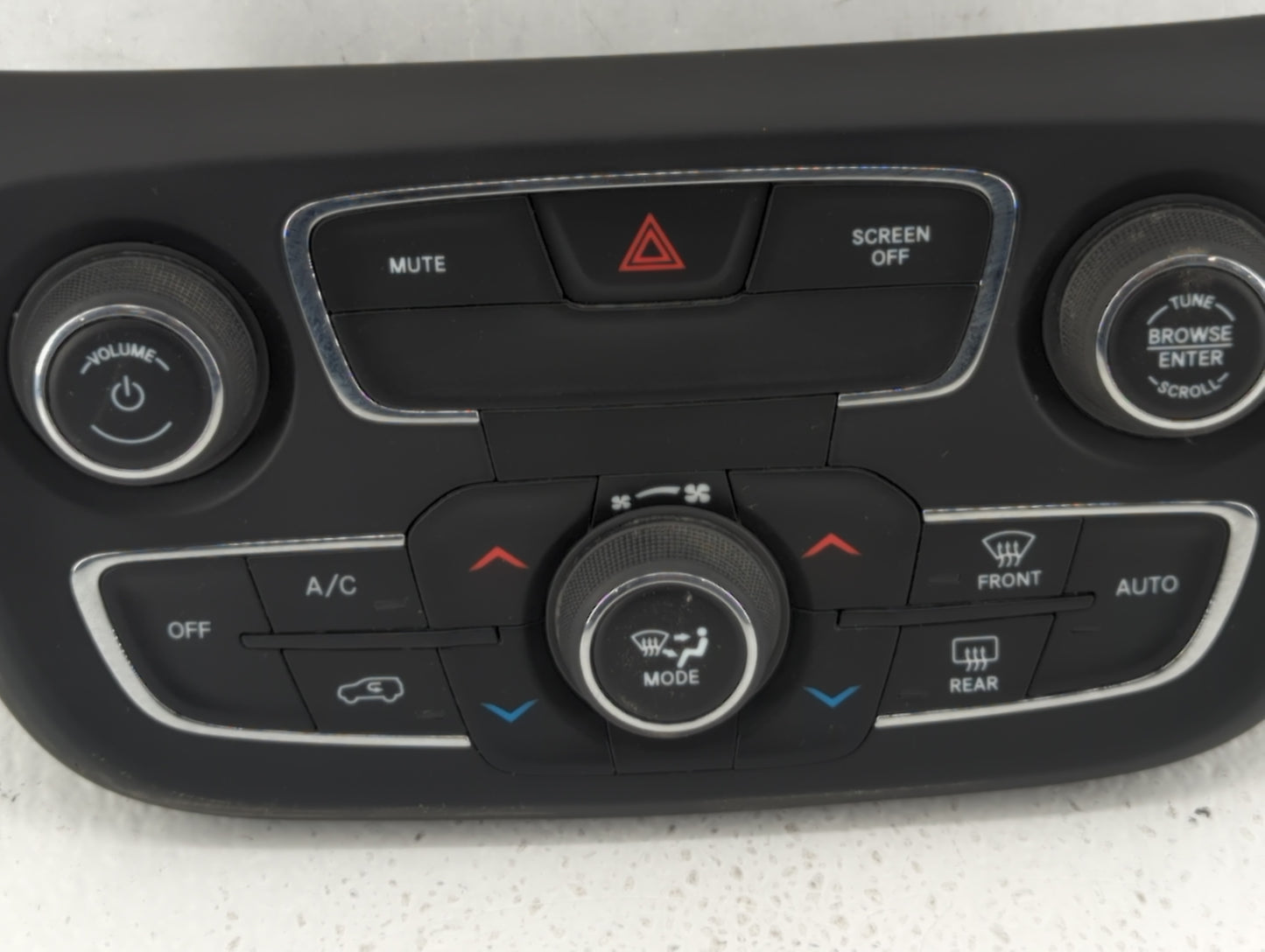 2017 Jeep Compass Climate Control Module Temperature AC/Heater Replacement P/N:MX237050-2340 Fits OEM Used Auto Parts - Oemu