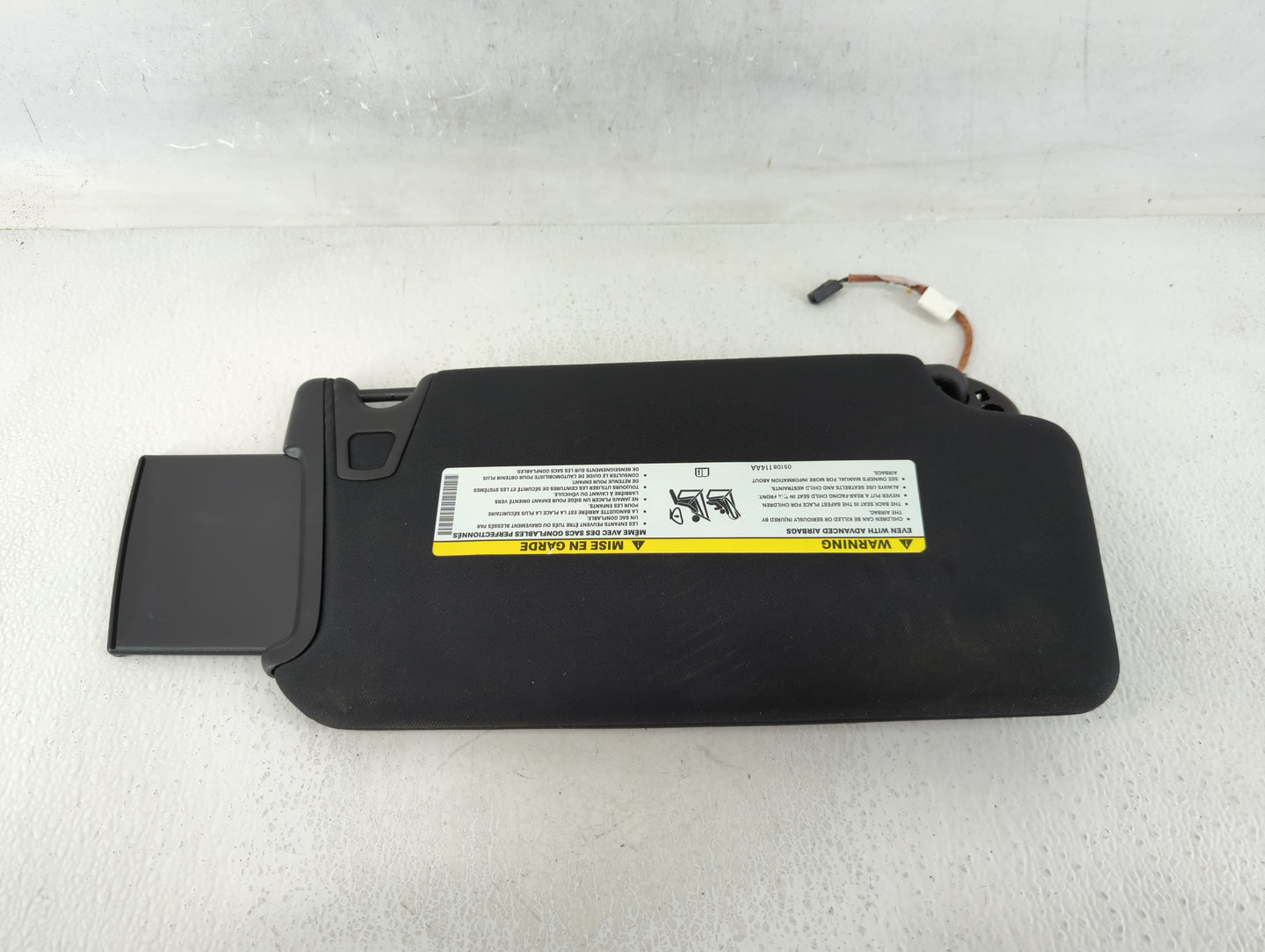 2017 Jeep Compass Sun Visor Shade Replacement Driver Left Mirror Fits OEM Used Auto Parts - Oemusedautoparts1.com