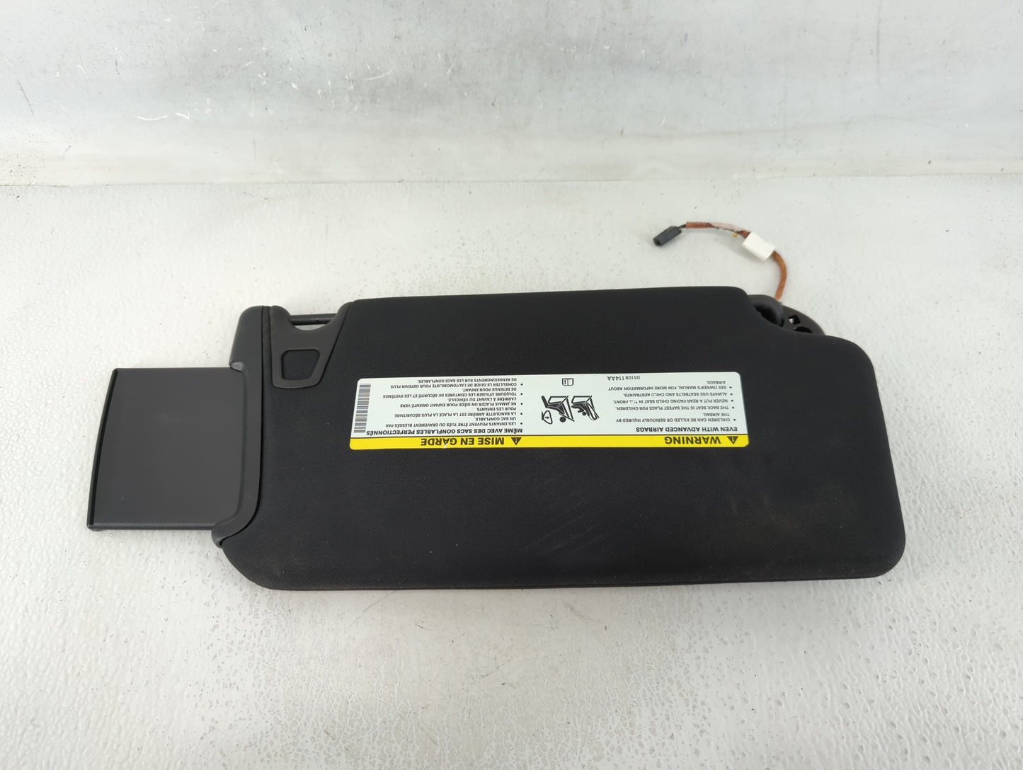 2017 Jeep Compass Sun Visor Shade Replacement Driver Left Mirror Fits OEM Used Auto Parts - Oemusedautoparts1.com