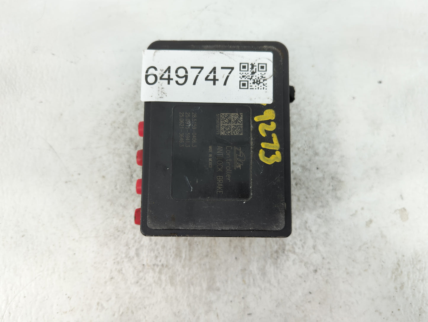 2017 Jeep Compass ABS Pump Control Module Replacement P/N:00534437320 P04726567AH Fits OEM Used Auto Parts - Oemusedautopart