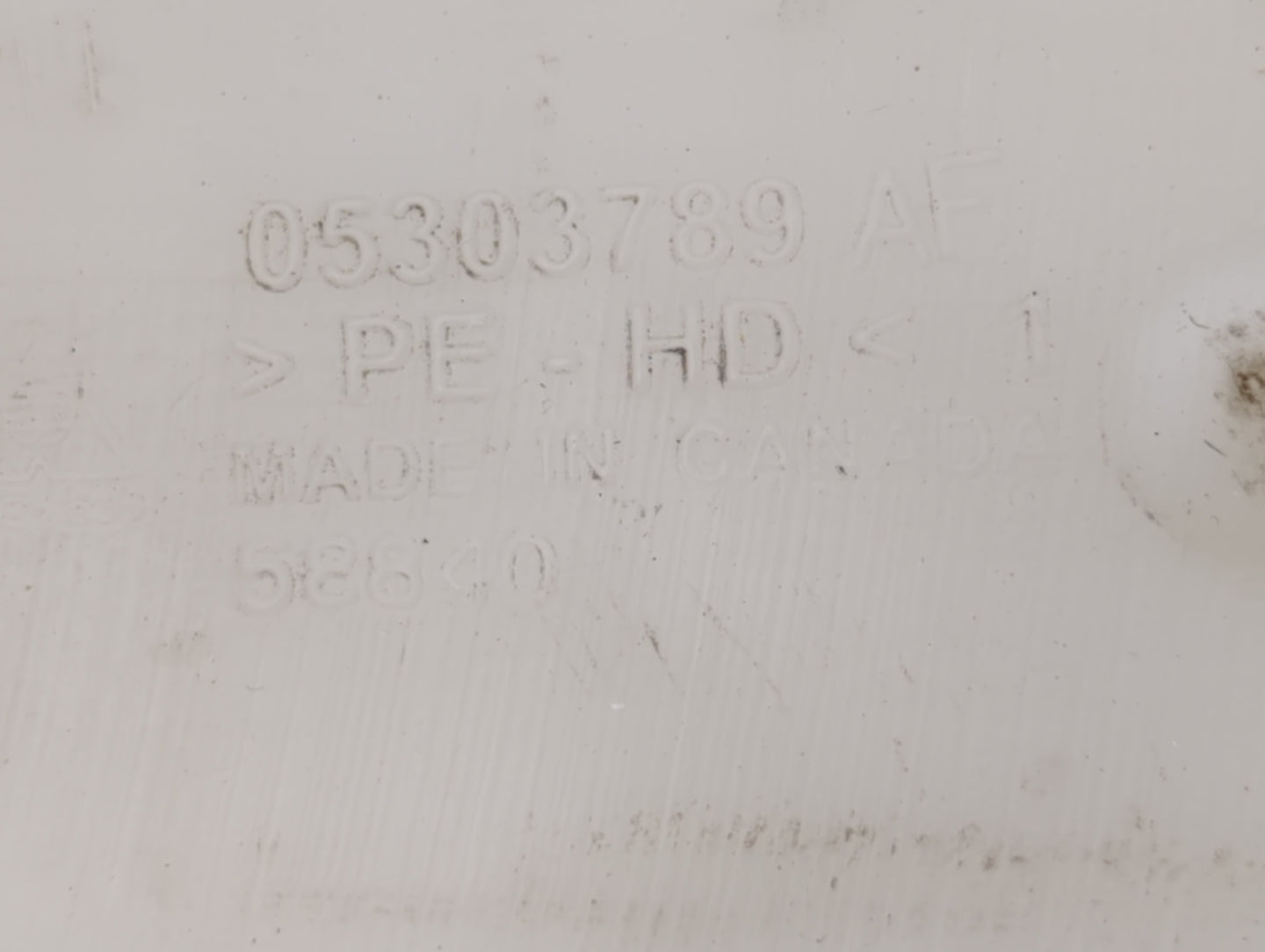 2017 Jeep Compass Windshield Washer Fluid Reservoir Bottle Oem - Oemusedautoparts1.com