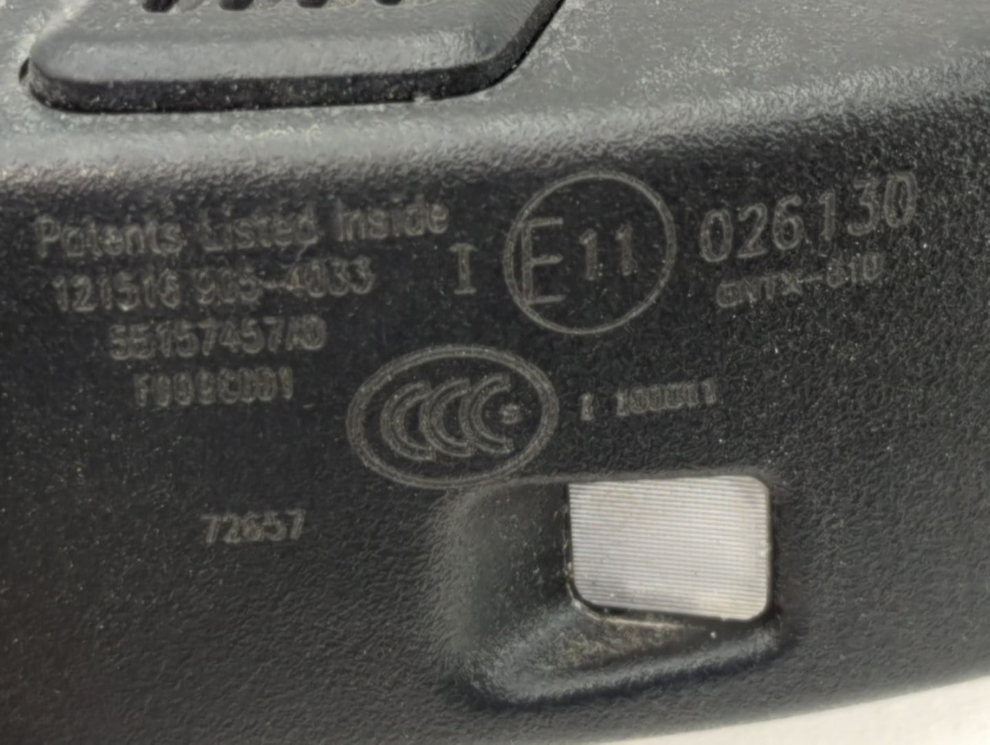 2017 Jeep Compass Interior Rear View Mirror Replacement OEM P/N:E11026130 Fits OEM Used Auto Parts - Oemusedautoparts1.com