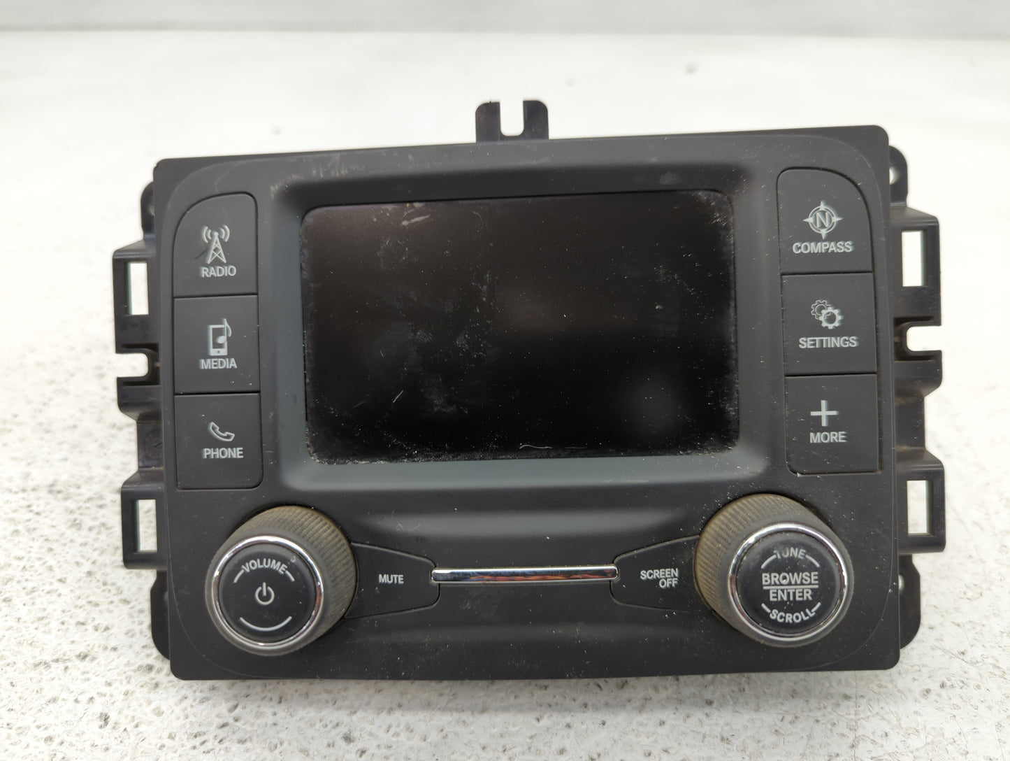 2017 Jeep Compass Radio AM FM Cd Player Receiver Replacement P/N:P68292816AI Fits Fits 2013 2014 2015 2016 OEM Used Auto Par