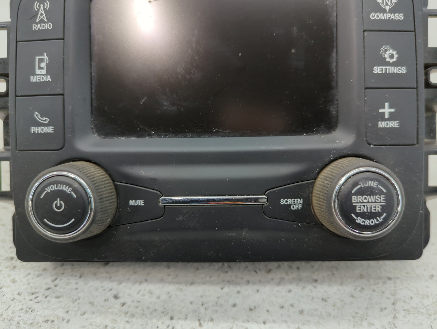 2017 Jeep Compass Radio AM FM Cd Player Receiver Replacement P/N:P68292816AI Fits Fits 2013 2014 2015 2016 OEM Used Auto Par