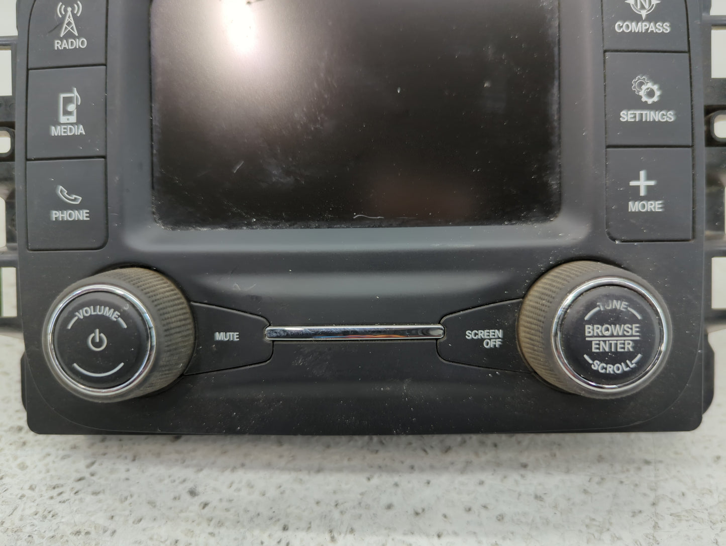 2017 Jeep Compass Radio AM FM Cd Player Receiver Replacement P/N:P68292816AI Fits Fits 2013 2014 2015 2016 OEM Used Auto Par