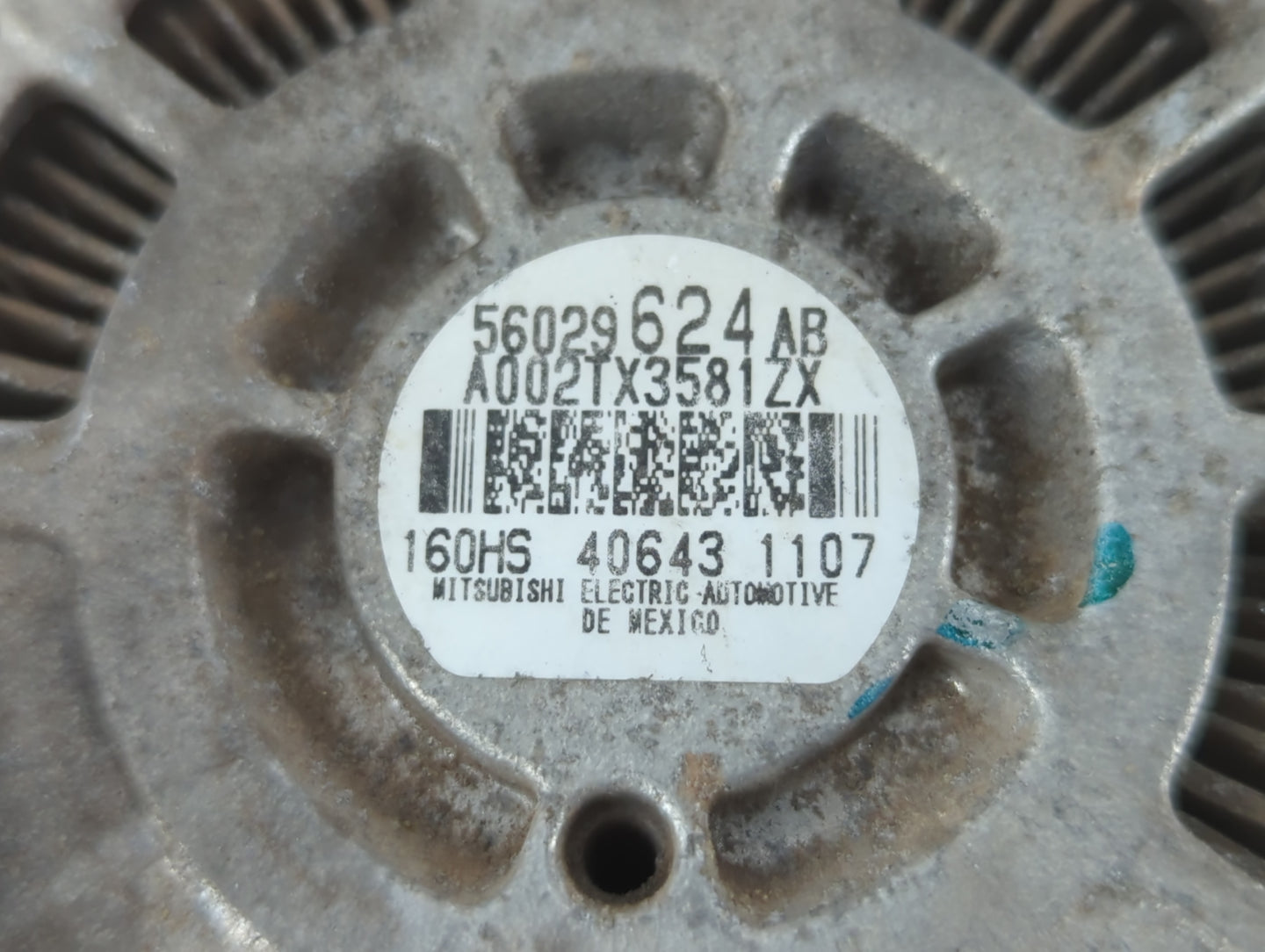 2017-2022 Jeep Compass Alternator Replacement Generator Charging Assembly Engine OEM P/N:56029624AB Fits OEM Used Auto Parts