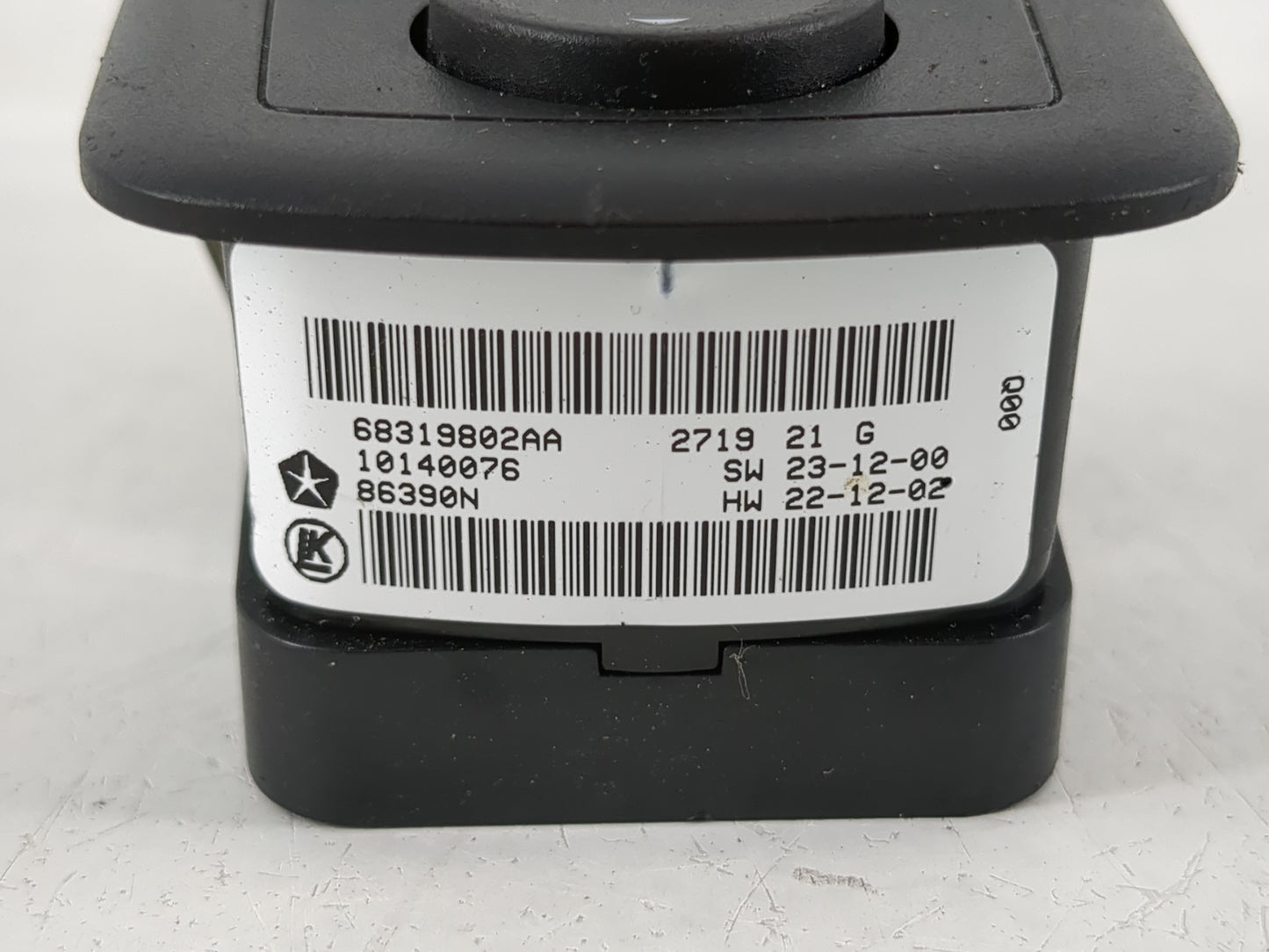 2016-2022 Jeep Grand Cherokee Master Power Window Switch Replacement Driver Side Left P/N:68319802AA Fits OEM Used Auto Part
