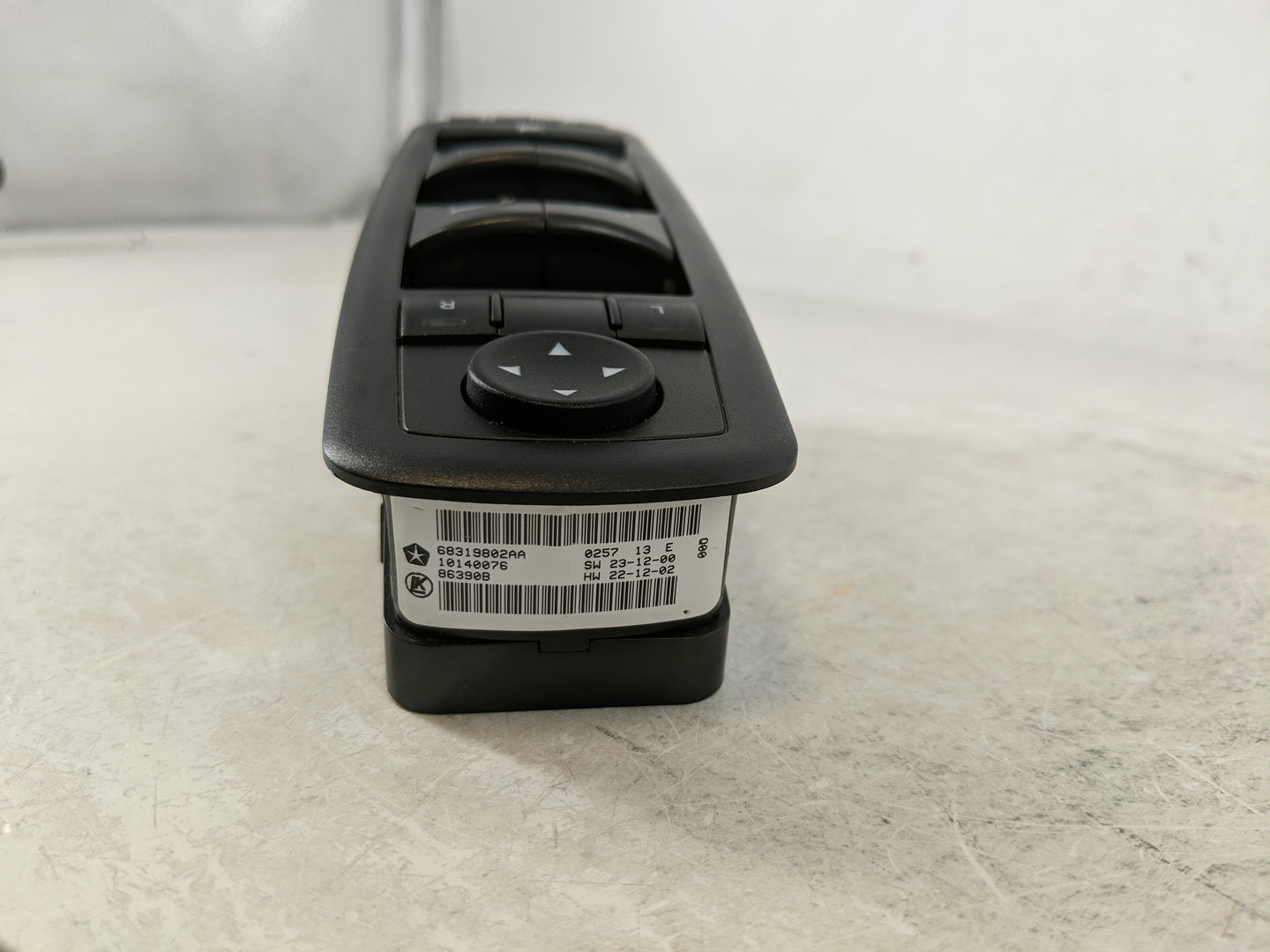 2016-2022 Jeep Grand Cherokee Master Power Window Switch Replacement Driver Side Left P/N:68319802AA Fits OEM Used Auto Part