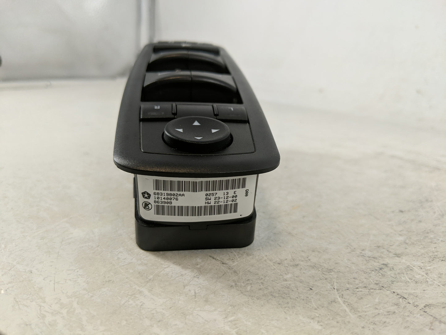 2016-2022 Jeep Grand Cherokee Master Power Window Switch Replacement Driver Side Left P/N:68319802AA Fits OEM Used Auto Part