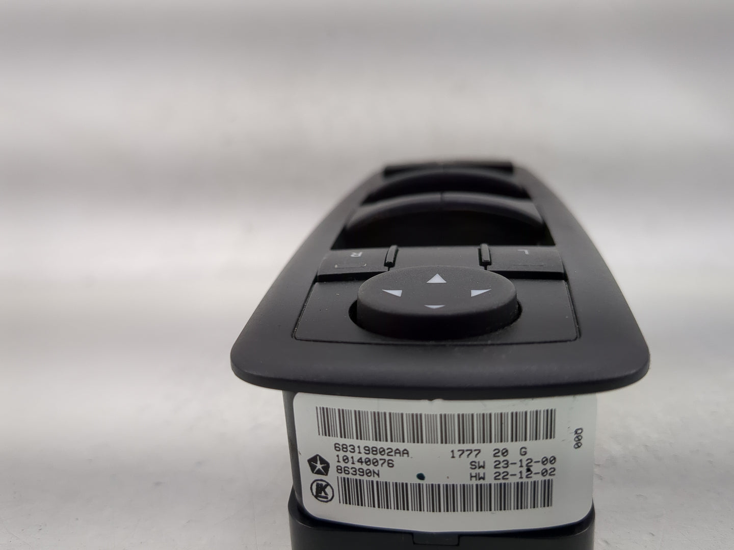 2016-2022 Jeep Grand Cherokee Master Power Window Switch Replacement Driver Side Left P/N:68319802AA Fits OEM Used Auto Part