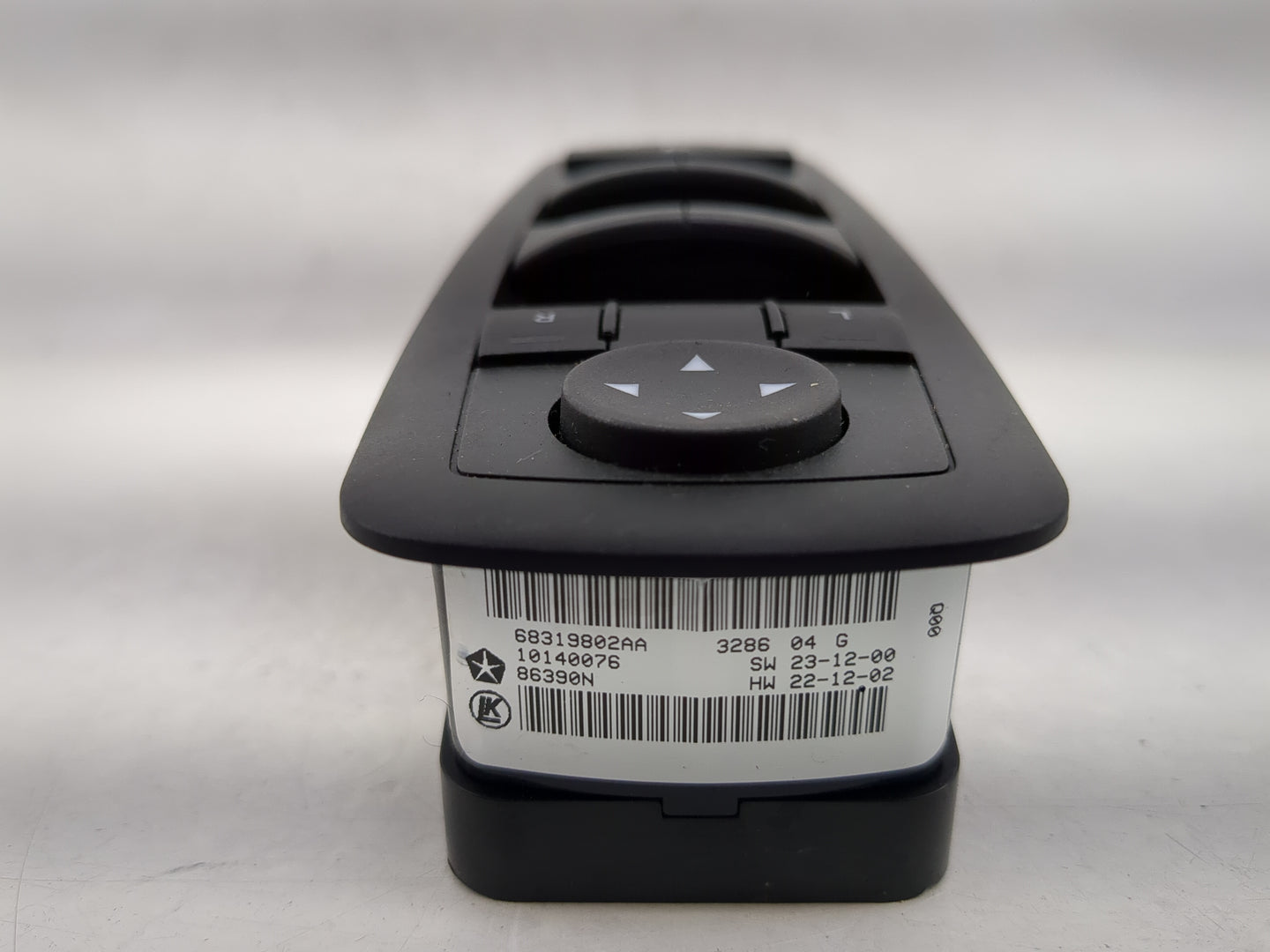 2016-2022 Jeep Grand Cherokee Master Power Window Switch Replacement Driver Side Left P/N:68319802AA Fits OEM Used Auto Part