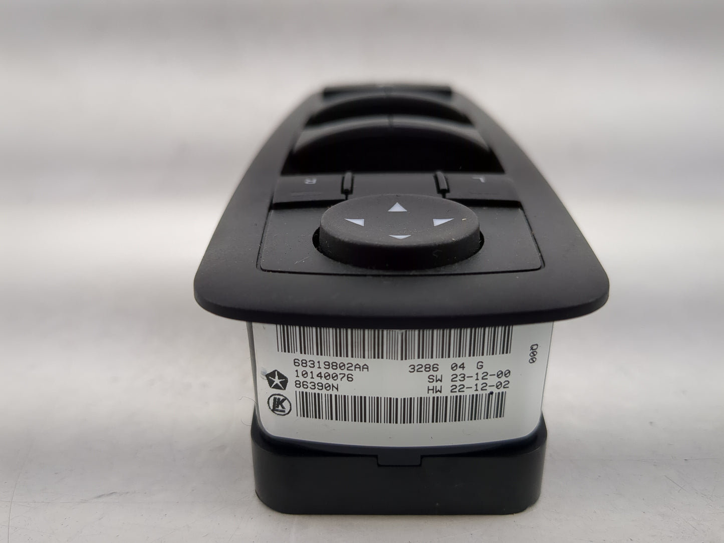 2016-2022 Jeep Grand Cherokee Master Power Window Switch Replacement Driver Side Left P/N:68319802AA Fits OEM Used Auto Part