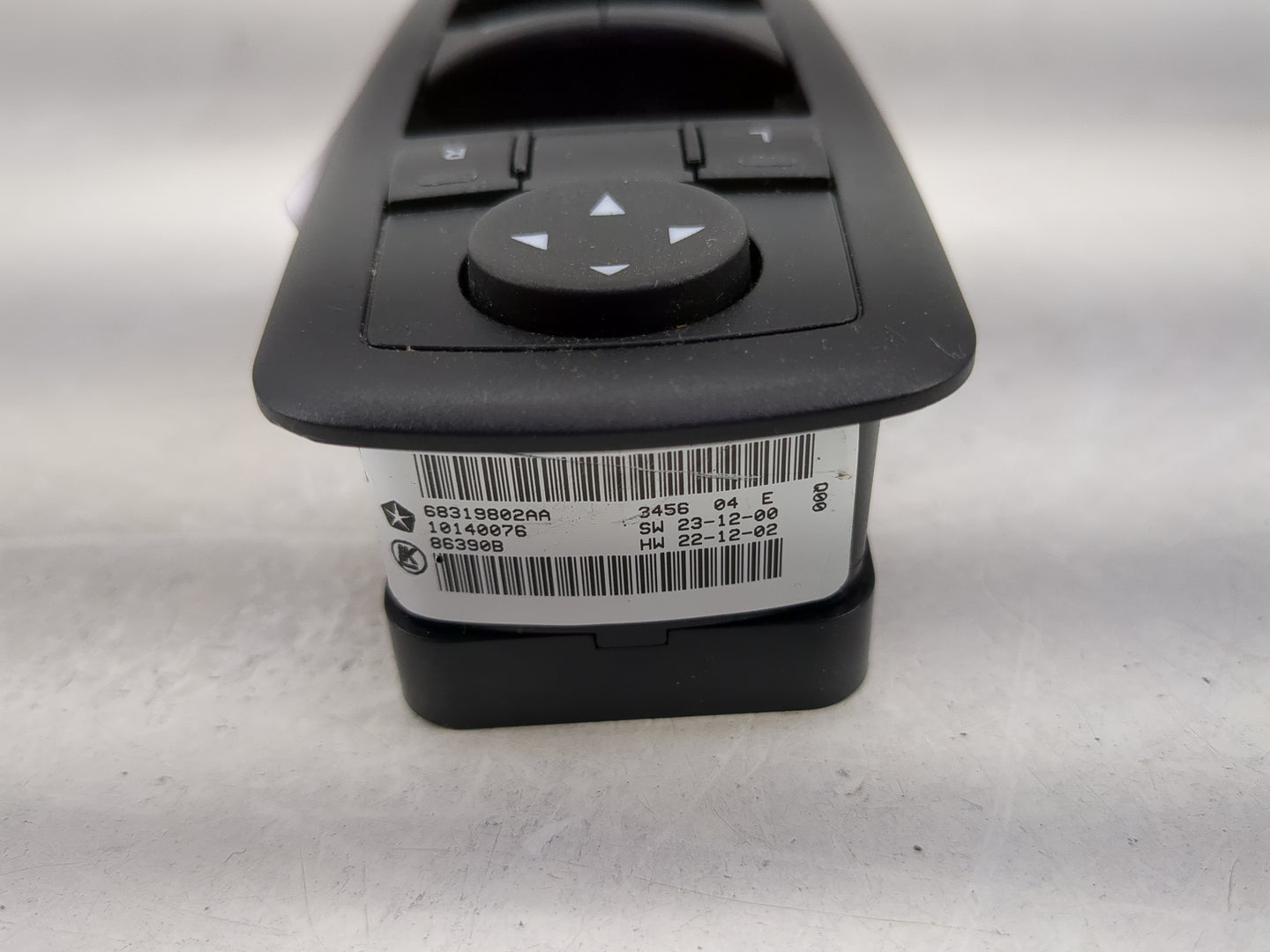 2016-2022 Jeep Grand Cherokee Master Power Window Switch Replacement Driver Side Left P/N:68319802AA Fits OEM Used Auto Part