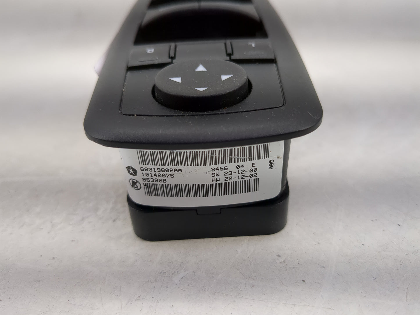 2016-2022 Jeep Grand Cherokee Master Power Window Switch Replacement Driver Side Left P/N:68319802AA Fits OEM Used Auto Part
