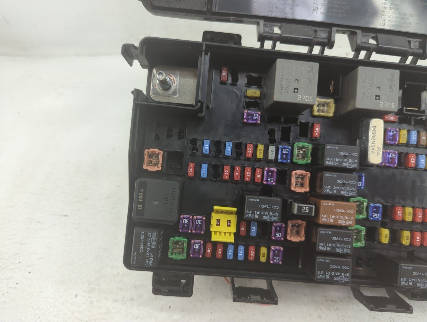 2017 Jeep Grand Cherokee Fusebox Fuse Box Panel Relay Module P/N:7140-1980-30 Fits OEM Used Auto Parts - Oemusedautoparts1.c