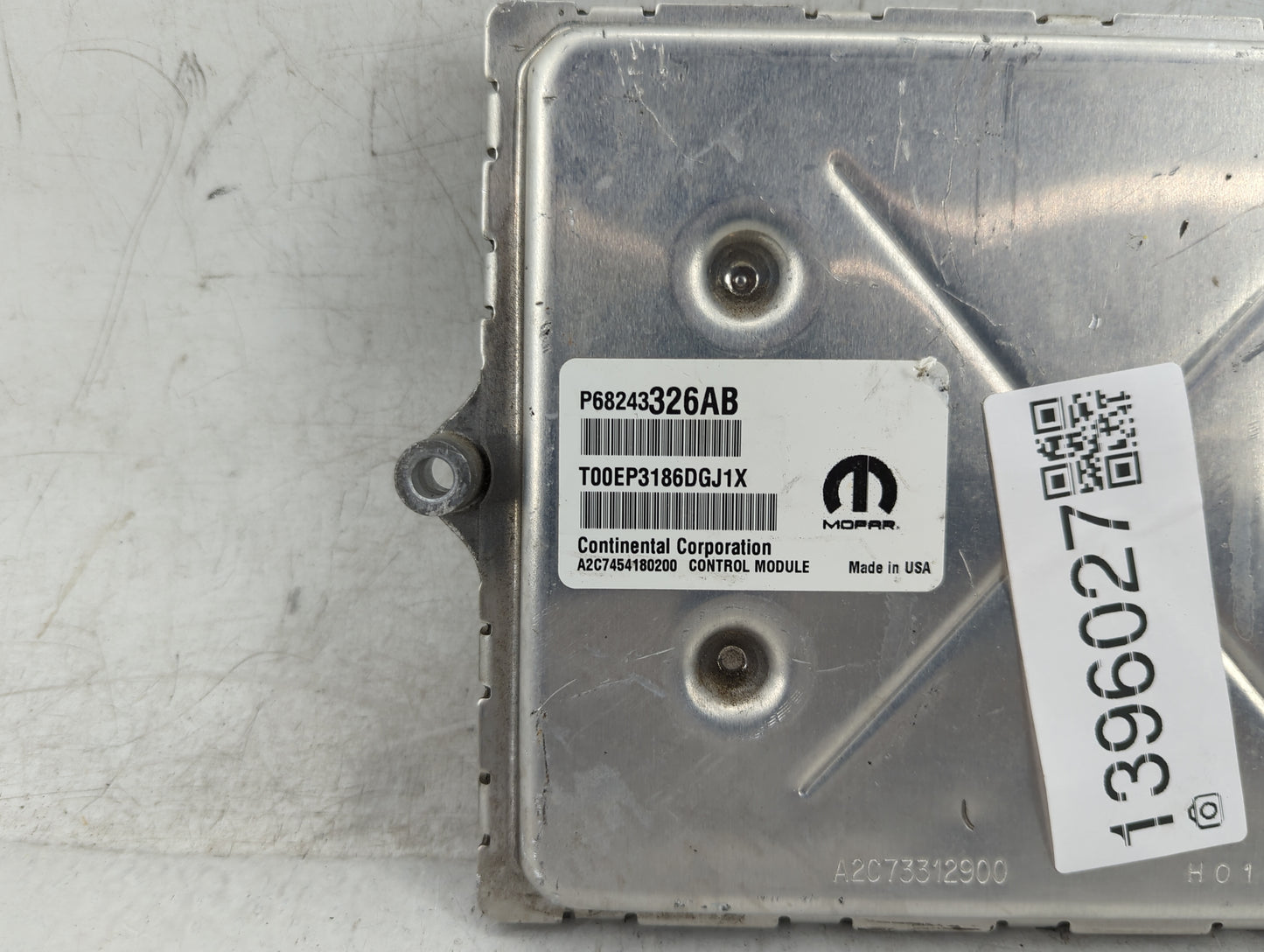 2016-2017 Jeep Grand Cherokee PCM Engine Control Computer ECU ECM PCU OEM P/N:P68243326AB Fits Fits 2016 2017 OEM Used Auto 