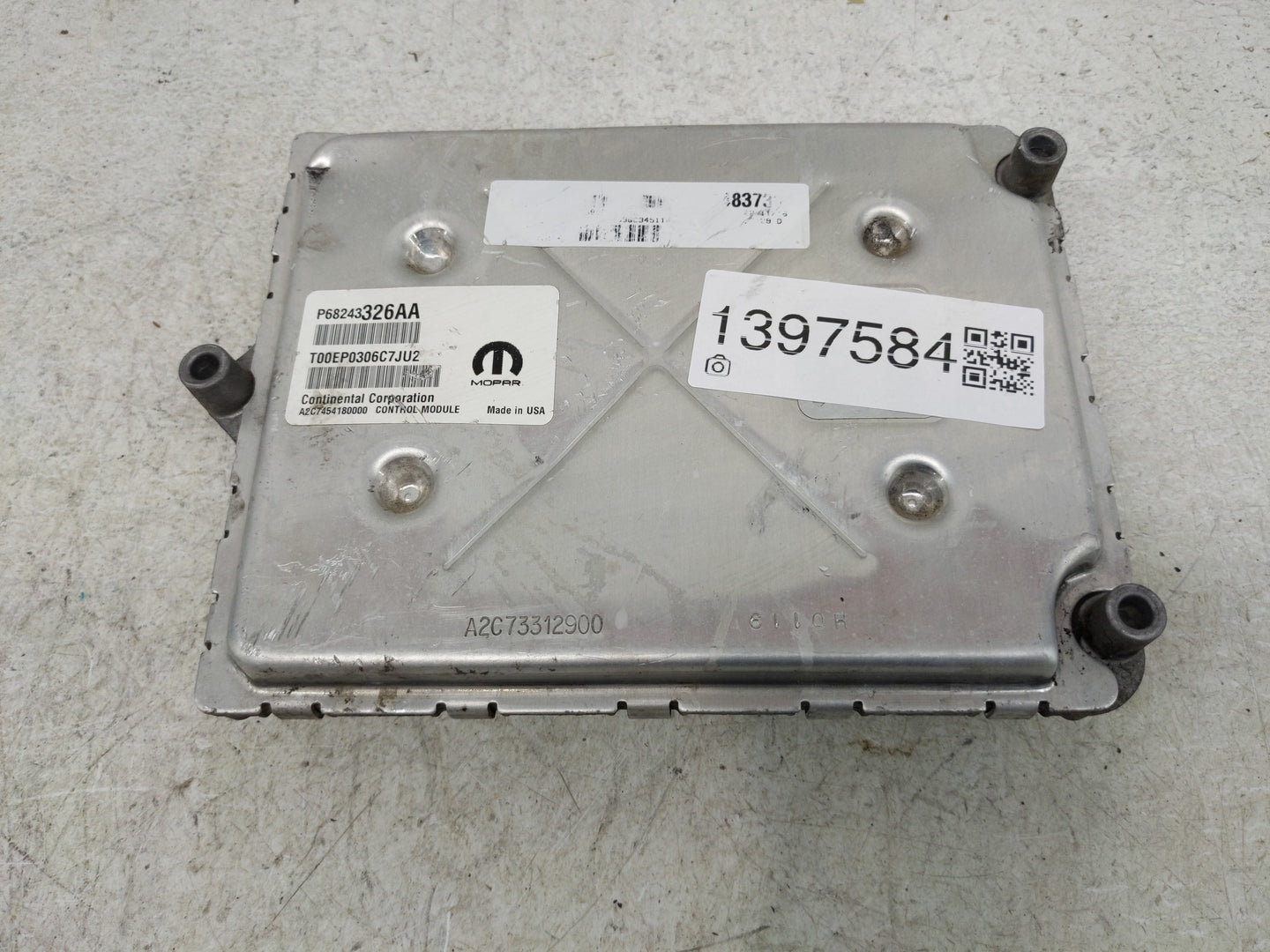 2016-2017 Jeep Grand Cherokee PCM Engine Control Computer ECU ECM PCU OEM P/N:68252317AG Fits Fits 2016 2017 OEM Used Auto P