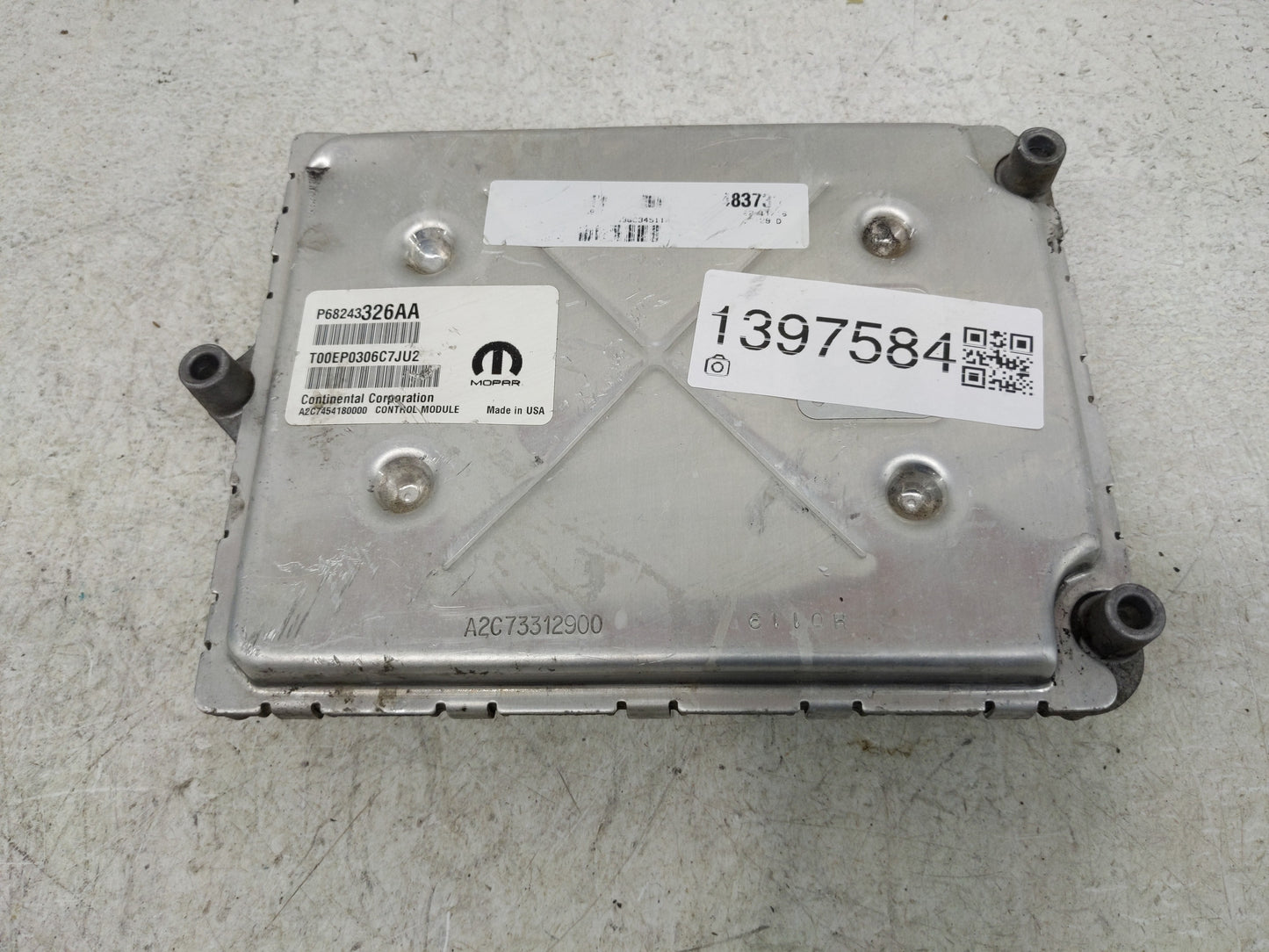 2016-2017 Jeep Grand Cherokee PCM Engine Control Computer ECU ECM PCU OEM P/N:68252317AG Fits Fits 2016 2017 OEM Used Auto P