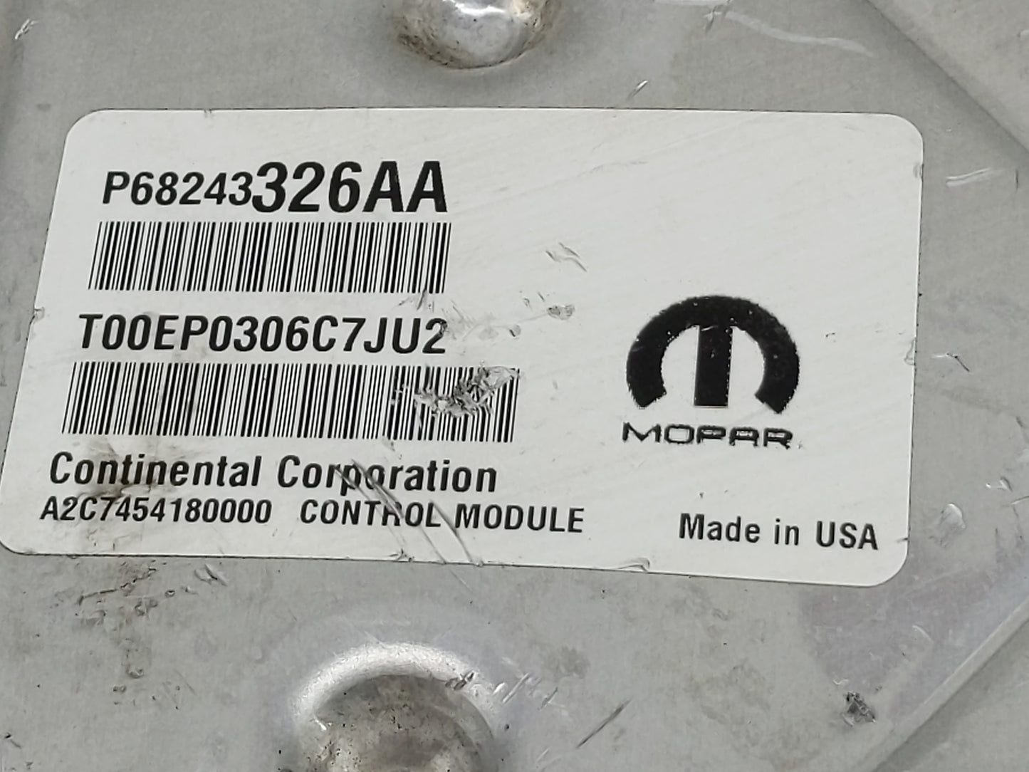 2016-2017 Jeep Grand Cherokee PCM Engine Control Computer ECU ECM PCU OEM P/N:68252317AG Fits Fits 2016 2017 OEM Used Auto P