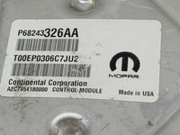 2016-2017 Jeep Grand Cherokee PCM Engine Control Computer ECU ECM PCU OEM P/N:68252317AG Fits Fits 2016 2017 OEM Used Auto P