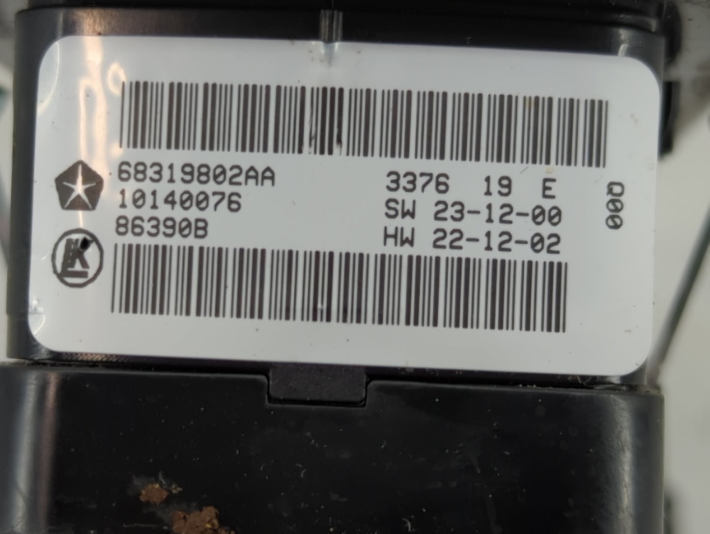 2016-2022 Jeep Grand Cherokee Master Power Window Switch Replacement Driver Side Left P/N:10140076 68319802AA Fits OEM Used 