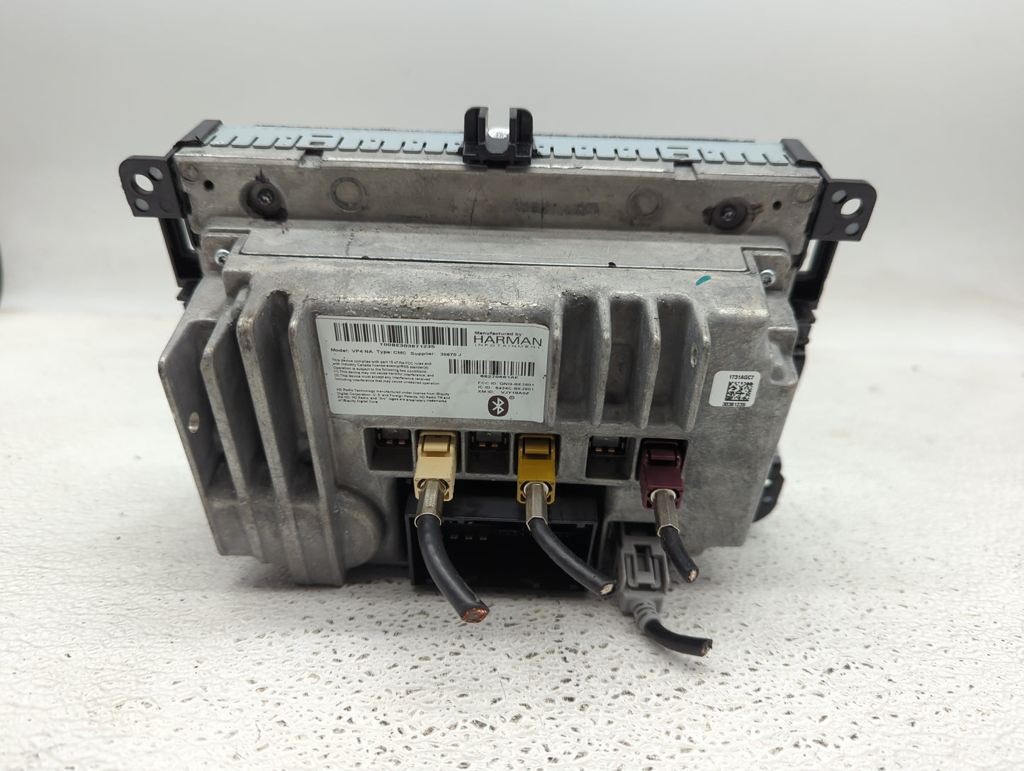 2017 Jeep Grand Cherokee Radio AM FM Cd Player Receiver Replacement P/N:68270661AE Fits OEM Used Auto Parts - Oemusedautopar