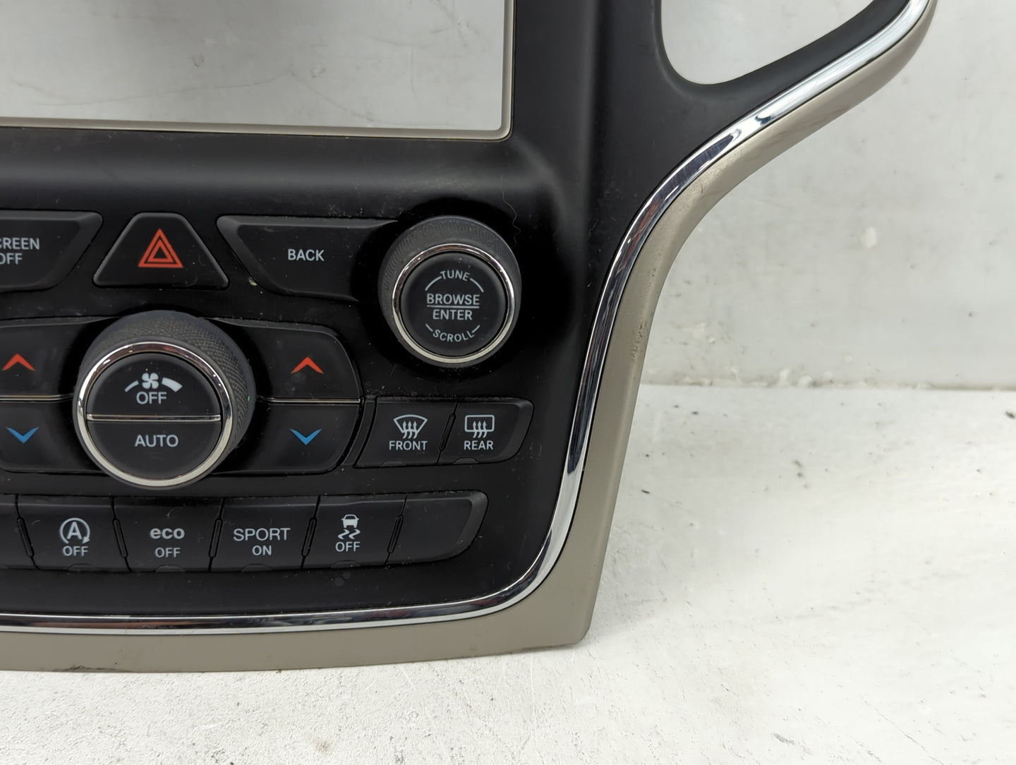 2016-2017 Jeep Grand Cherokee Climate Control Module Temperature AC/Heater Replacement P/N:68254007AI Fits Fits 2016 2017 OE