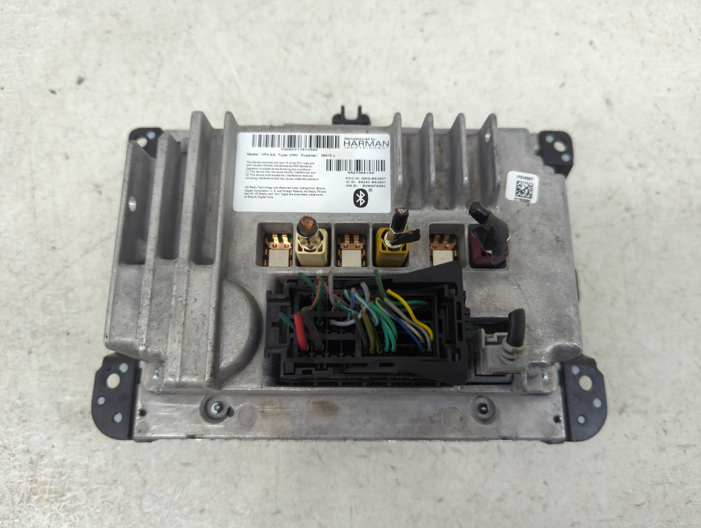 2017 Jeep Grand Cherokee Radio AM FM Cd Player Receiver Replacement P/N:6434C-BE2801 Fits OEM Used Auto Parts - Oemusedautop