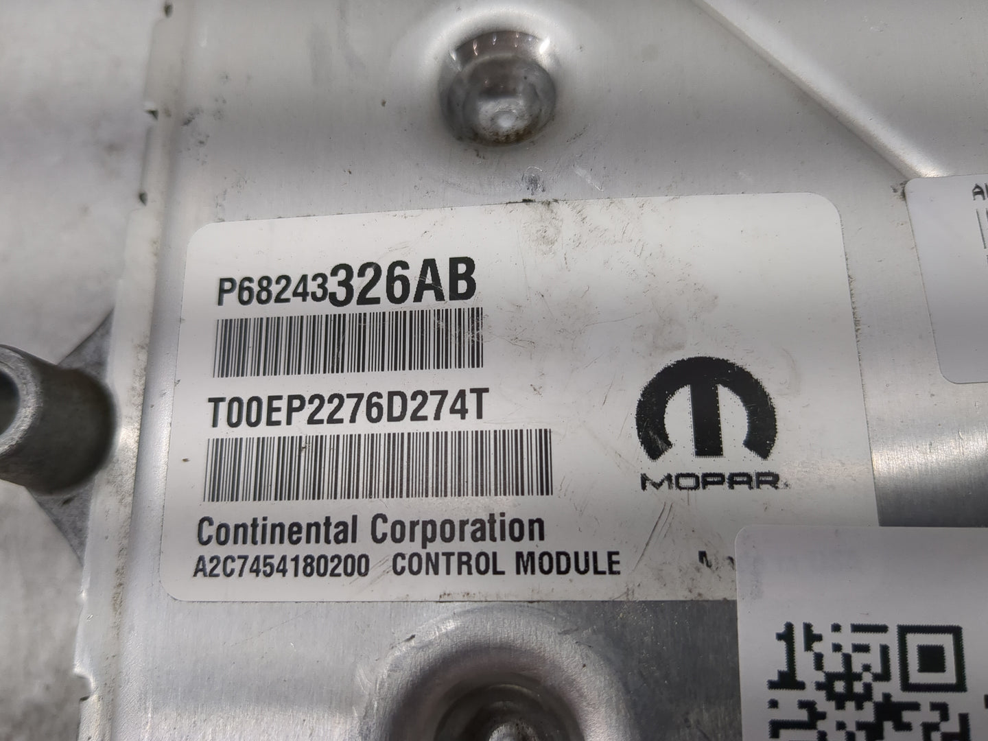 2016-2017 Jeep Grand Cherokee PCM Engine Control Computer ECU ECM PCU OEM P/N:P68284456AC P68243326AB Fits Fits 2016 2017 OE