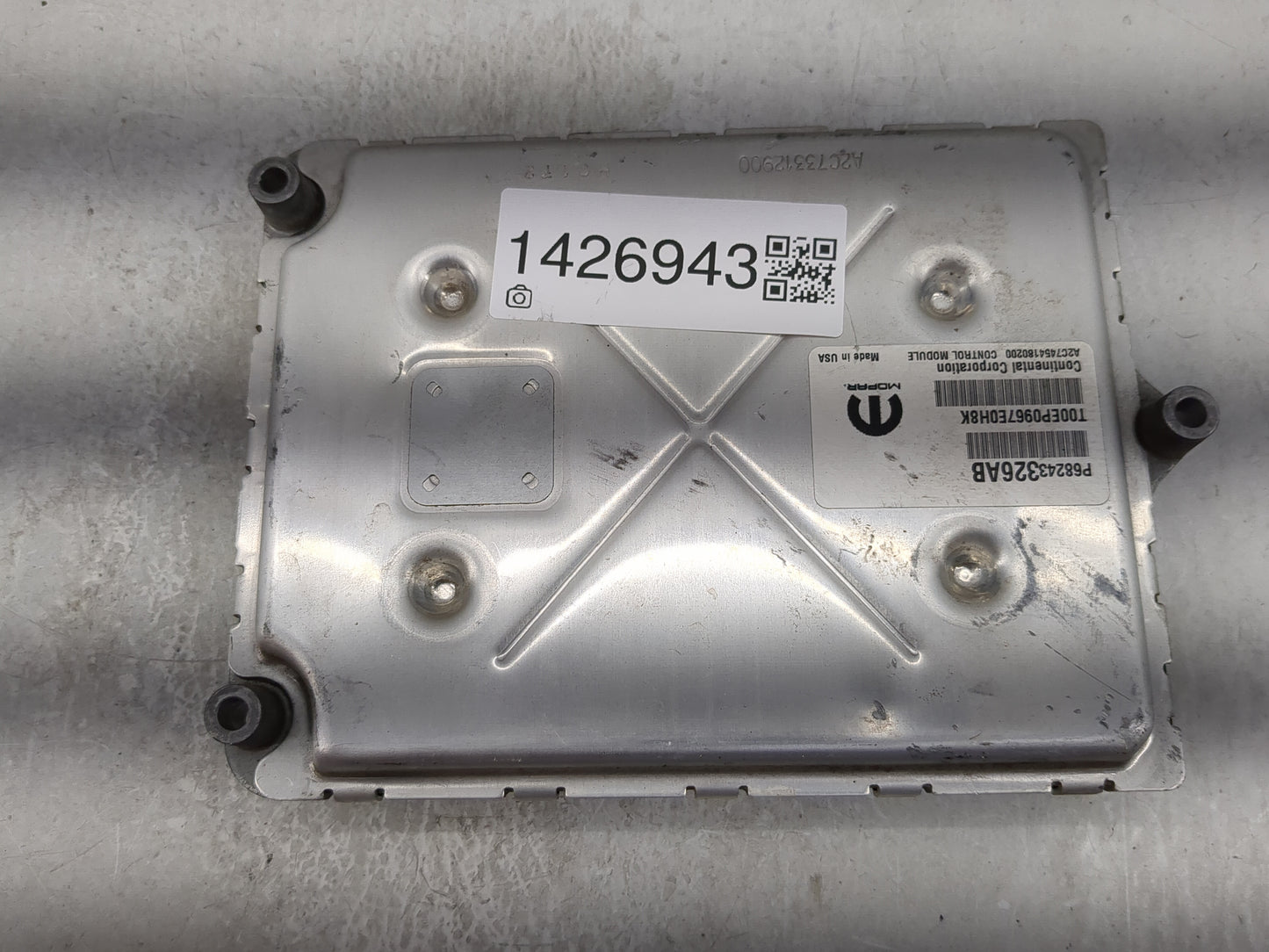 2016-2017 Jeep Grand Cherokee PCM Engine Control Computer ECU ECM PCU OEM P/N:P68284456AF P68243326AB Fits Fits 2016 2017 OE
