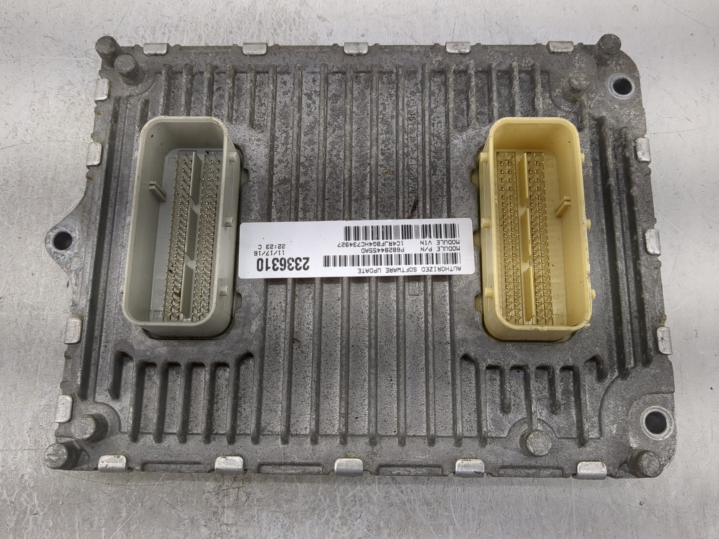 2016-2017 Jeep Grand Cherokee PCM Engine Control Computer ECU ECM PCU OEM P/N:P68243326AB Fits Fits 2016 2017 OEM Used Auto 