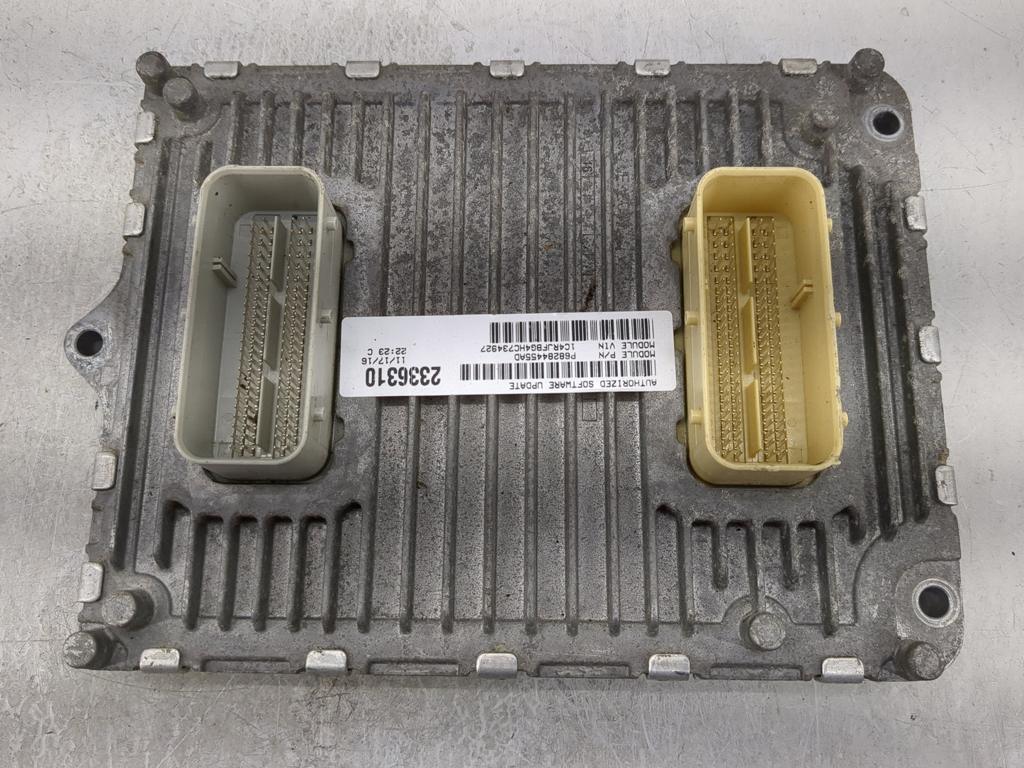 2016-2017 Jeep Grand Cherokee PCM Engine Control Computer ECU ECM PCU OEM P/N:P68243326AB Fits Fits 2016 2017 OEM Used Auto 
