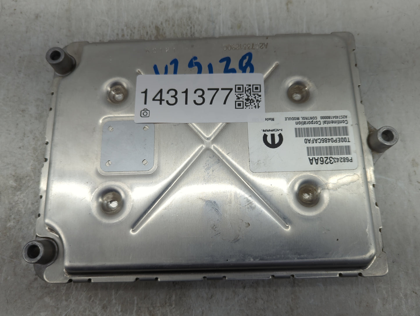 2016-2017 Jeep Grand Cherokee PCM Engine Control Computer ECU ECM PCU OEM P/N:P68243326AA P68243326AB Fits Fits 2016 2017 OE