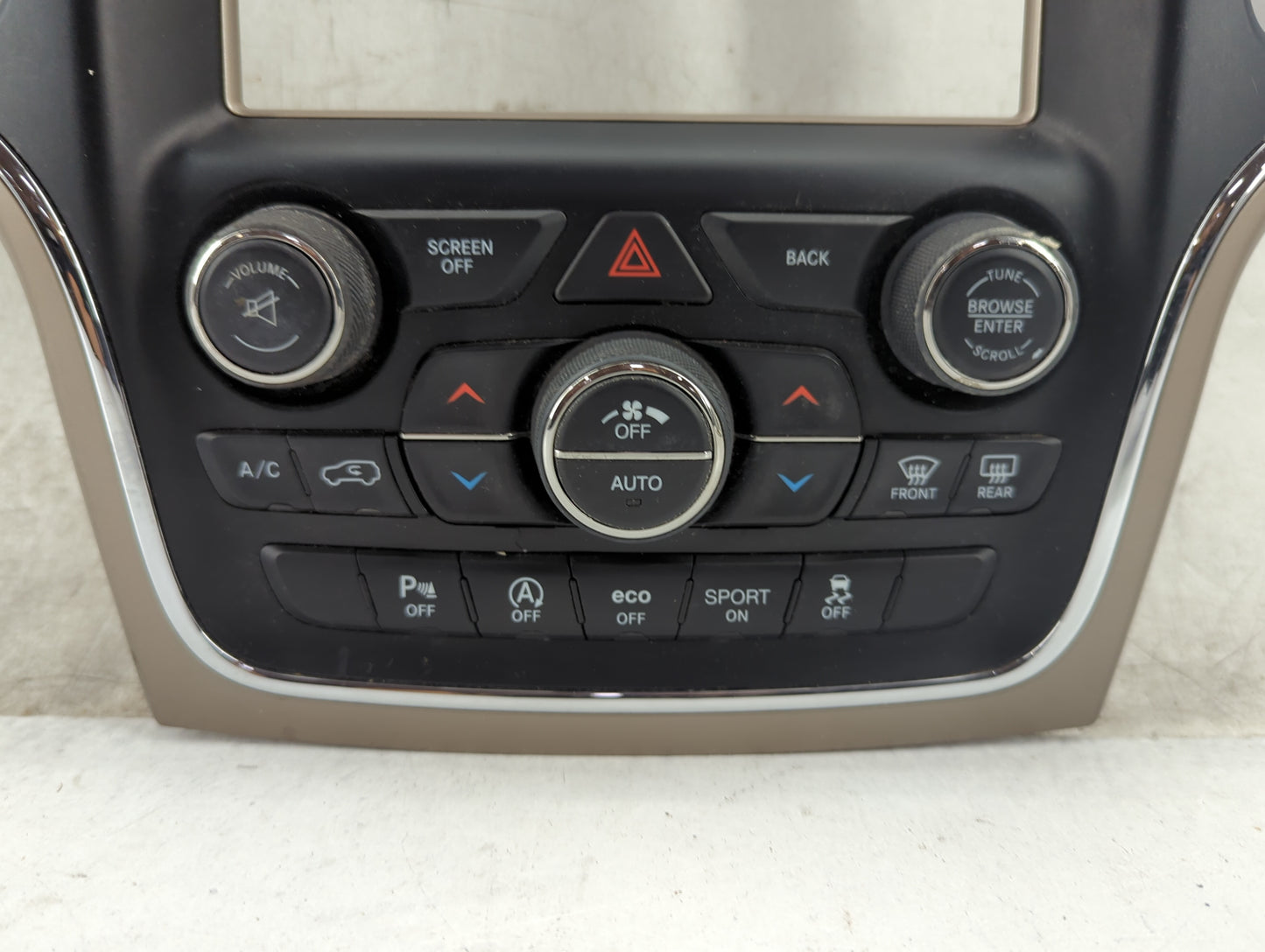 2016-2017 Jeep Grand Cherokee Climate Control Module Temperature AC/Heater Replacement P/N:P68254006AE 60250285 Fits OEM Use