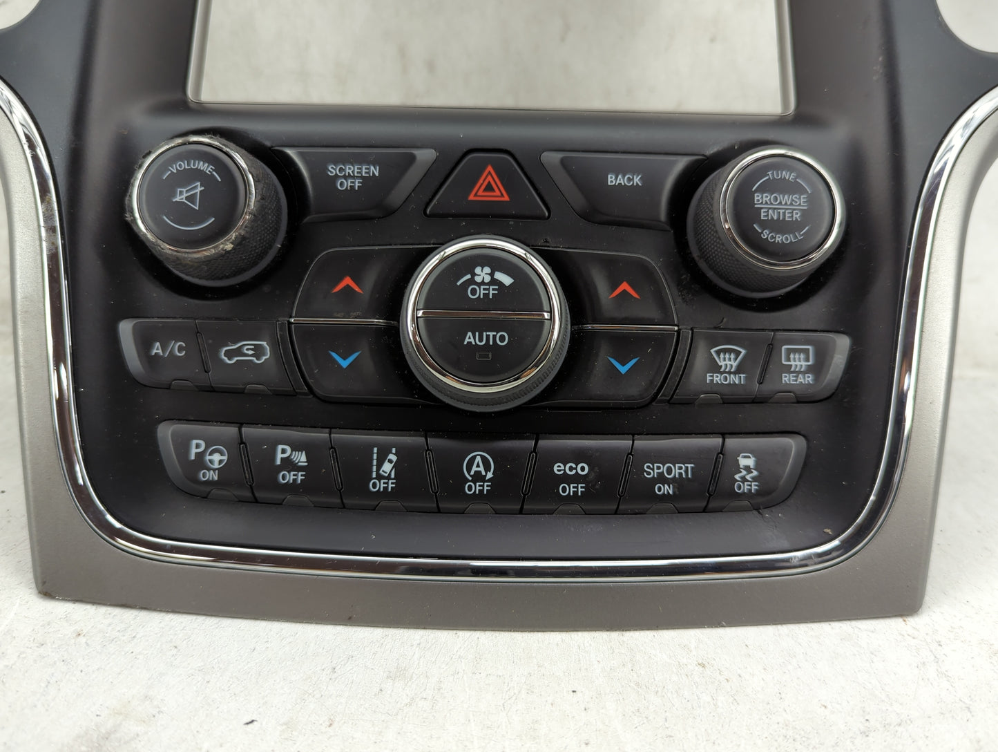 2016-2017 Jeep Grand Cherokee Climate Control Module Temperature AC/Heater Replacement P/N:68254014AI P68254014AI Fits OEM U
