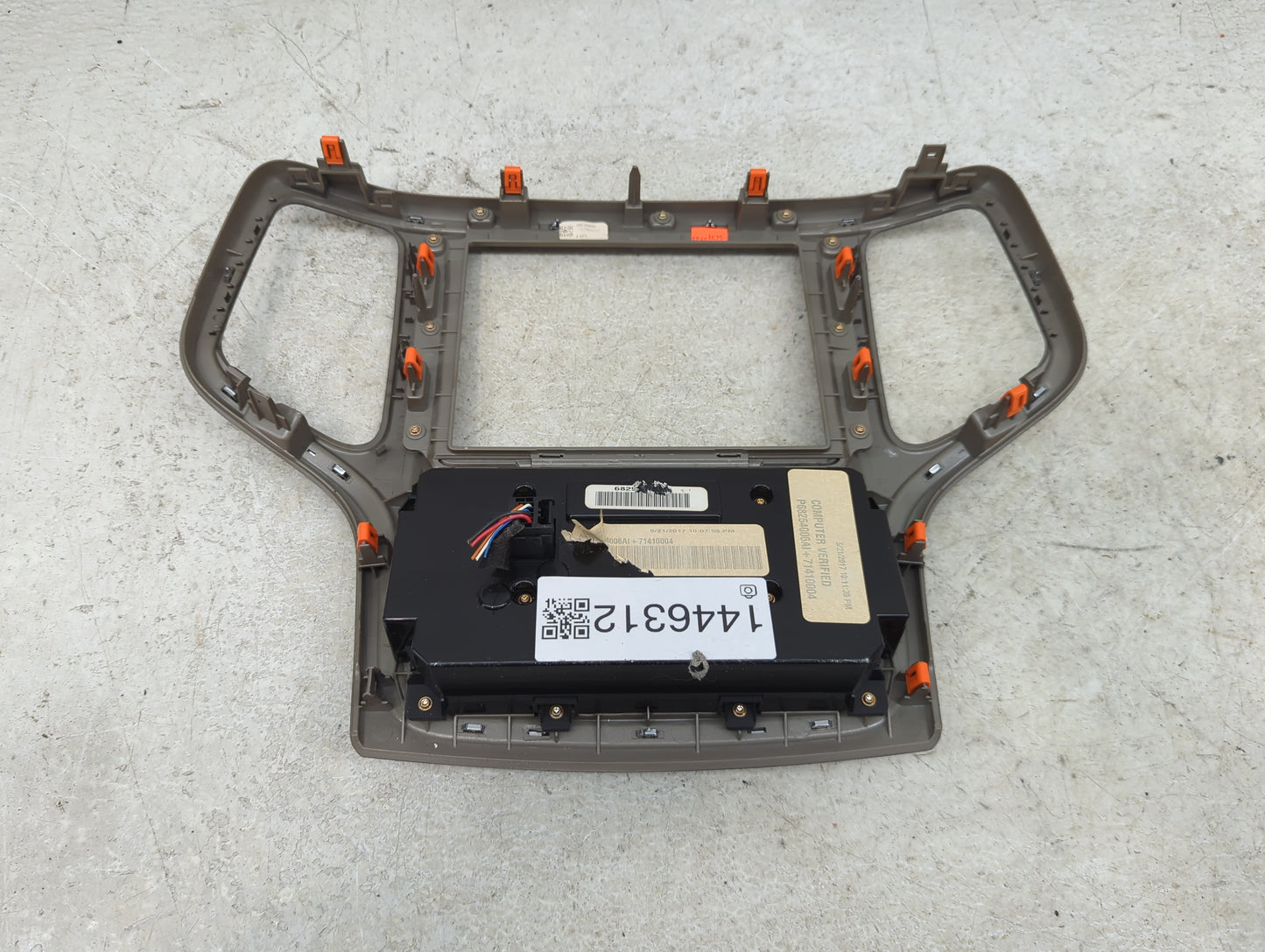 2016-2017 Jeep Grand Cherokee Climate Control Module Temperature AC/Heater Replacement P/N:68254006AI P68254006AI Fits OEM U