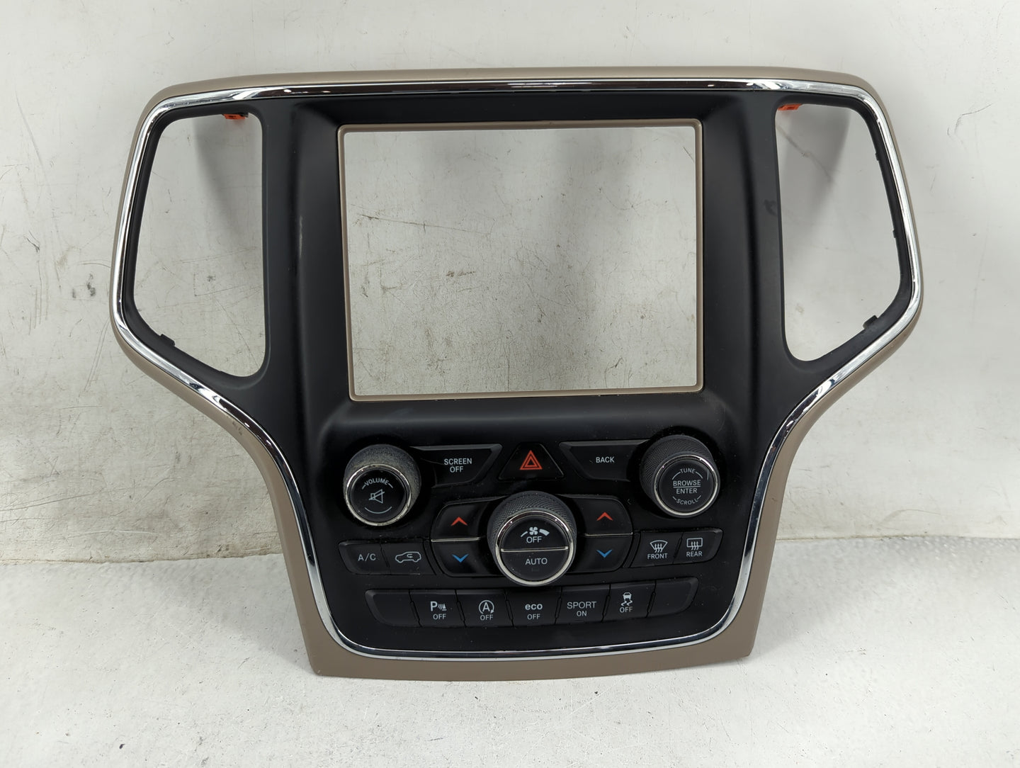 2016-2017 Jeep Grand Cherokee Climate Control Module Temperature AC/Heater Replacement P/N:68254006AI P68254006AI Fits OEM U