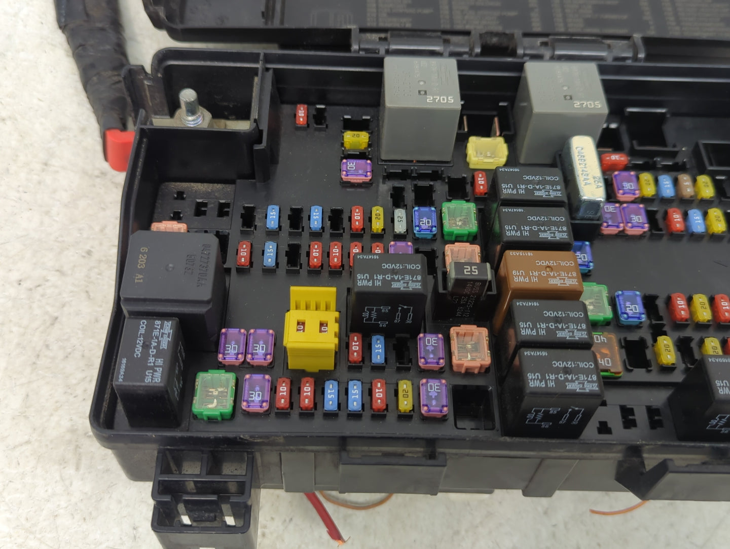 2017 Jeep Grand Cherokee Fusebox Fuse Box Panel Relay Module P/N:P68251626AC Fits OEM Used Auto Parts - Oemusedautoparts1.co