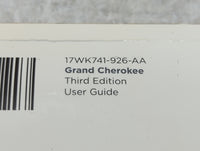 2017 Jeep Grand Cherokee Owners Manual Book Guide P/N:17WK741-926-AA OEM Used Auto Parts - Oemusedautoparts1.com