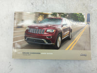 2017 Jeep Grand Cherokee Owners Manual Book Guide P/N:17WK741-926-AA OEM Used Auto Parts - Oemusedautoparts1.com
