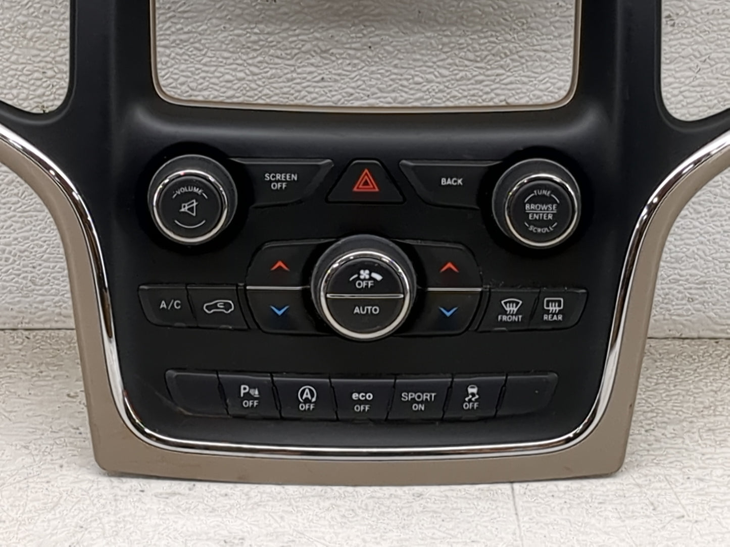2016-2017 Jeep Grand Cherokee Climate Control Module Temperature AC/Heater Replacement P/N:P68253998AI Fits Fits 2016 2017 O