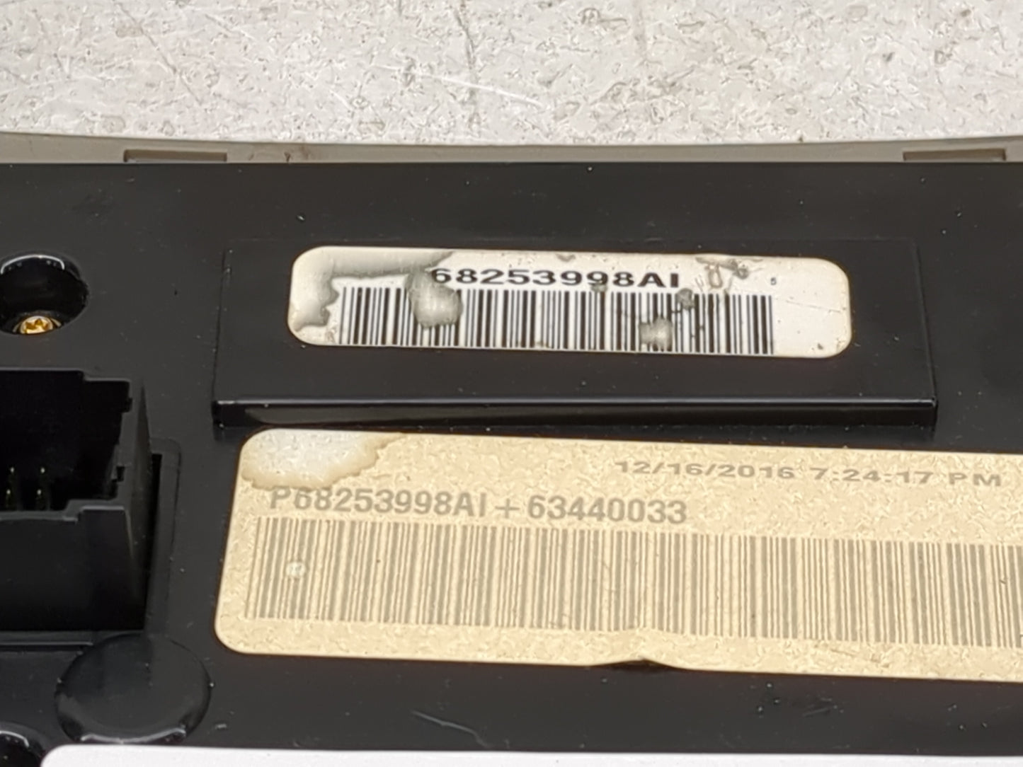 2016-2017 Jeep Grand Cherokee Climate Control Module Temperature AC/Heater Replacement P/N:P68253998AI Fits Fits 2016 2017 O