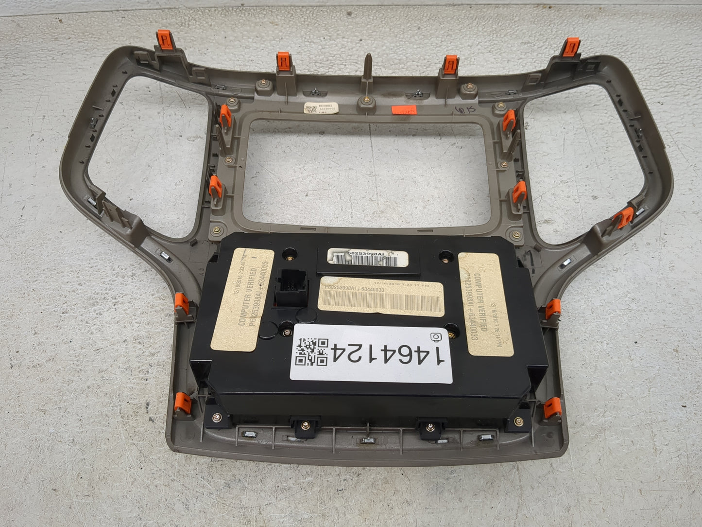 2016-2017 Jeep Grand Cherokee Climate Control Module Temperature AC/Heater Replacement P/N:P68253998AI Fits Fits 2016 2017 O
