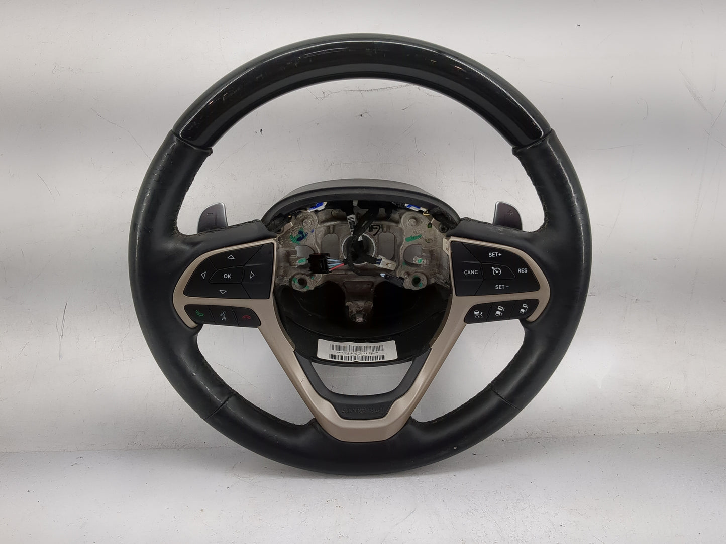 2017 Jeep Grand Cherokee Steering Wheel Oem Black - Oemusedautoparts1.com