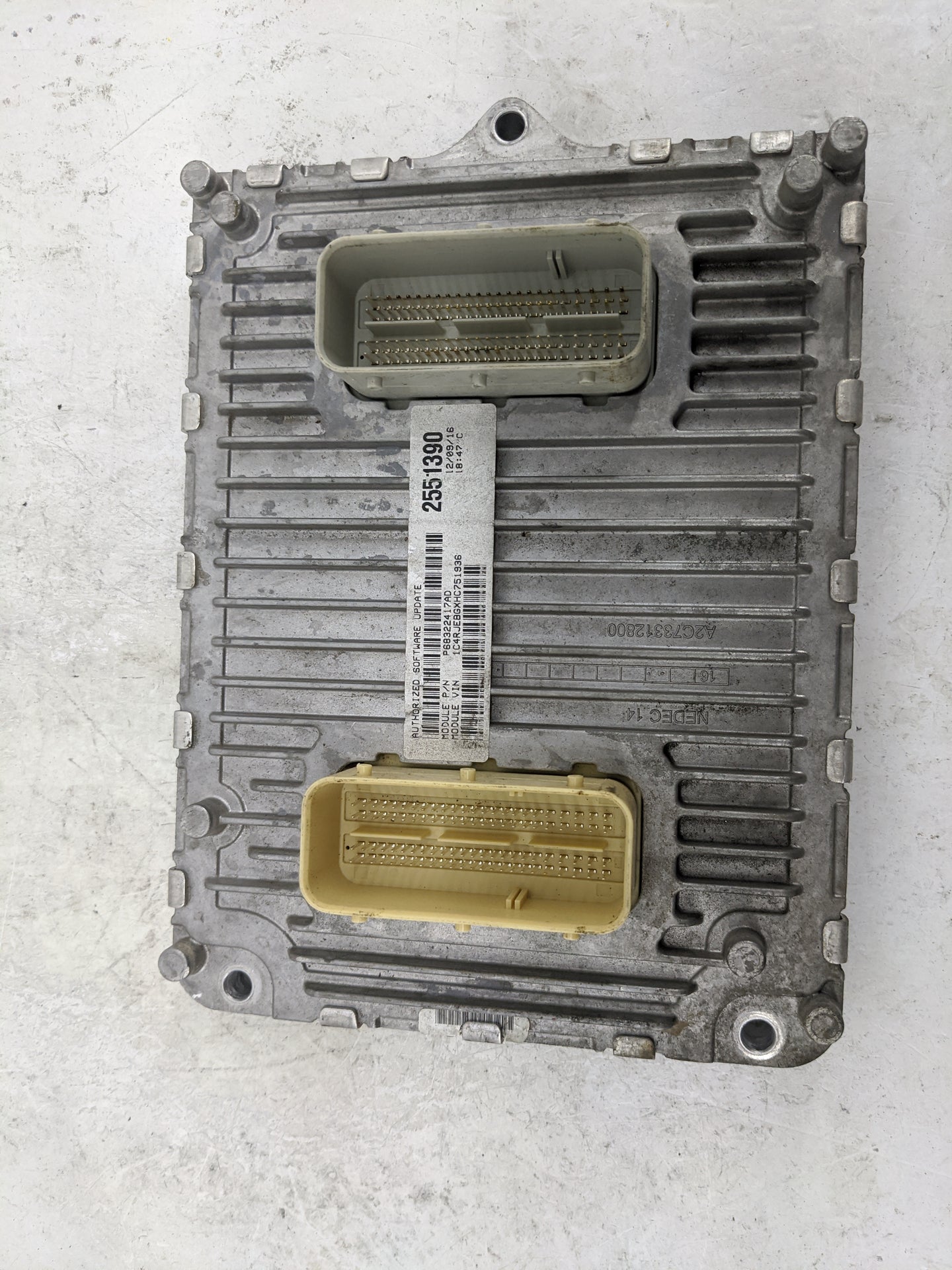 2016-2017 Jeep Grand Cherokee PCM Engine Control Computer ECU ECM PCU OEM P/N:P68322417AD P68243326AB Fits Fits 2016 2017 OE