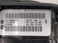 2016-2022 Jeep Grand Cherokee Master Power Window Switch Replacement Driver Side Left P/N:68319802AA 10140076 Fits OEM Used 