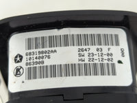 2016-2022 Jeep Grand Cherokee Master Power Window Switch Replacement Driver Side Left P/N:68319802AA Fits OEM Used Auto Part