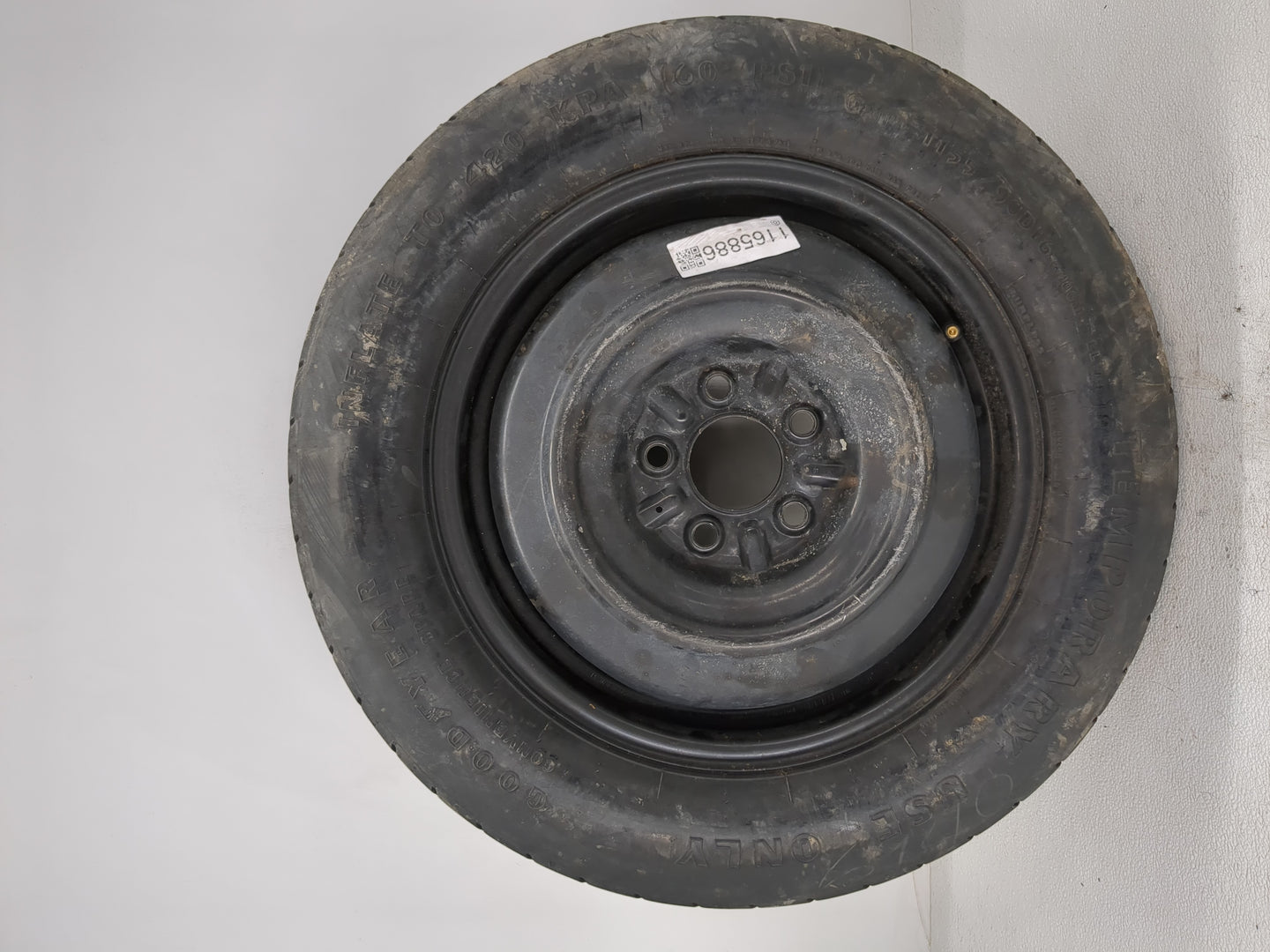 2007-2017 Jeep Patriot Spare Donut Tire Wheel Rim Oem - Oemusedautoparts1.com