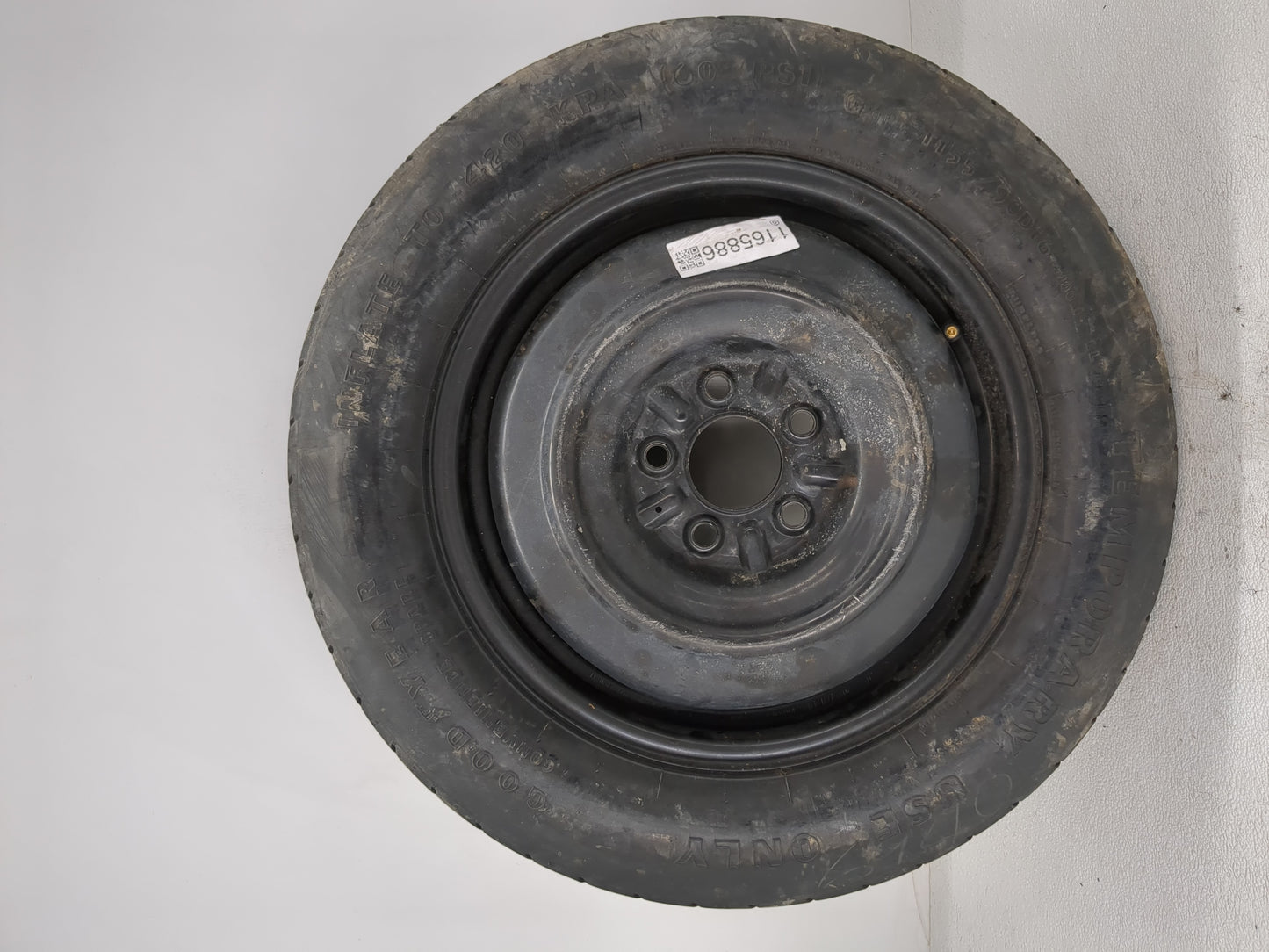 2007-2017 Jeep Patriot Spare Donut Tire Wheel Rim Oem - Oemusedautoparts1.com
